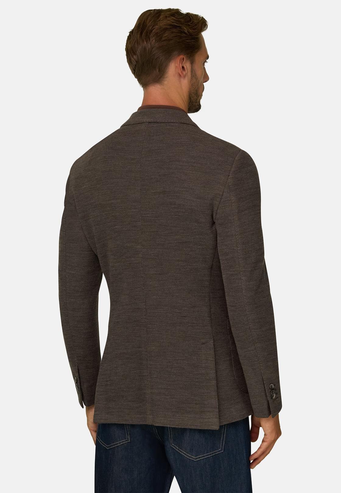 Blazer Micro Structured Wool Brown, Brown, large image number 1