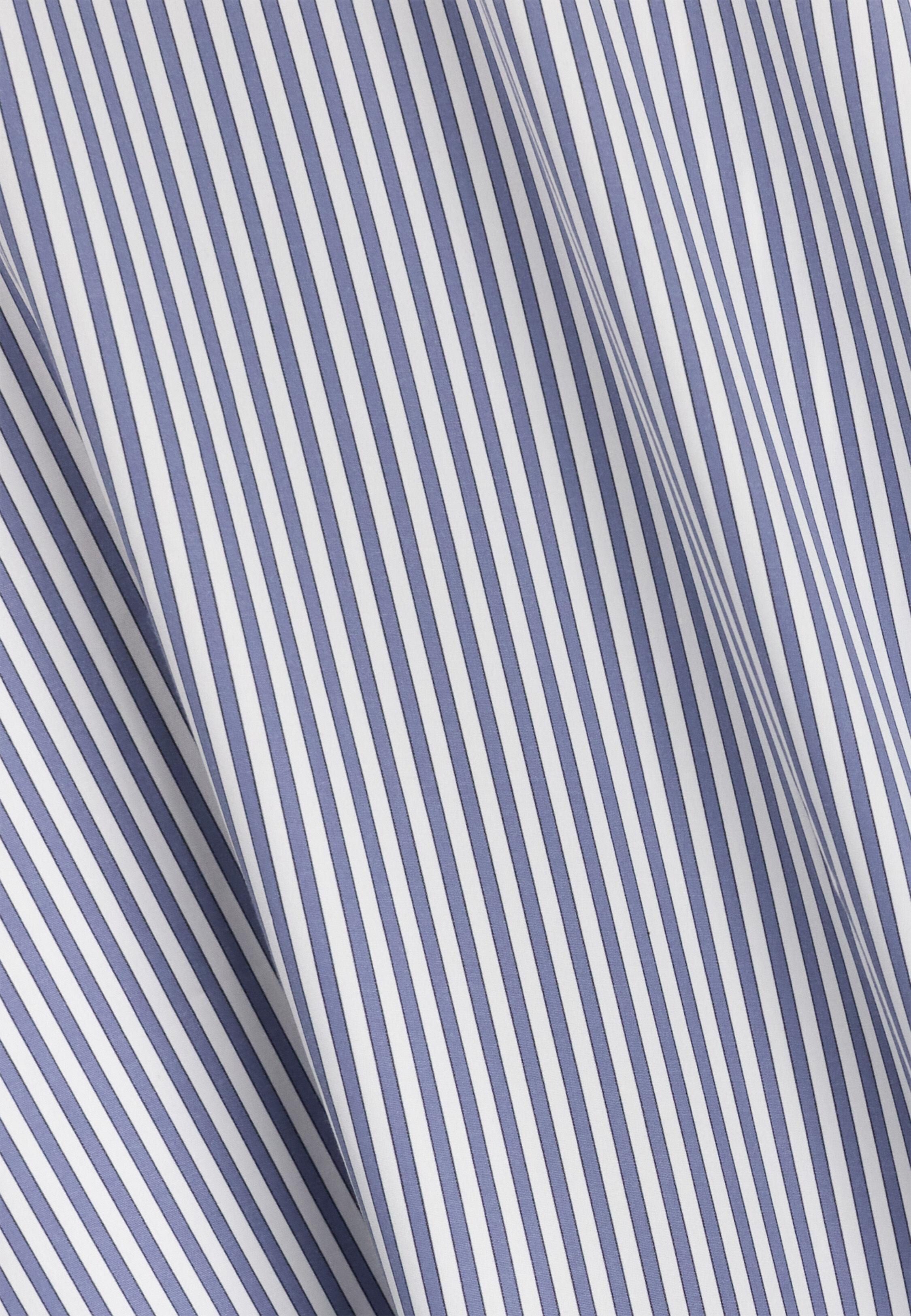Shirt Striped Poplin Regular Fit Navy blue, Navy blue, large image number 3