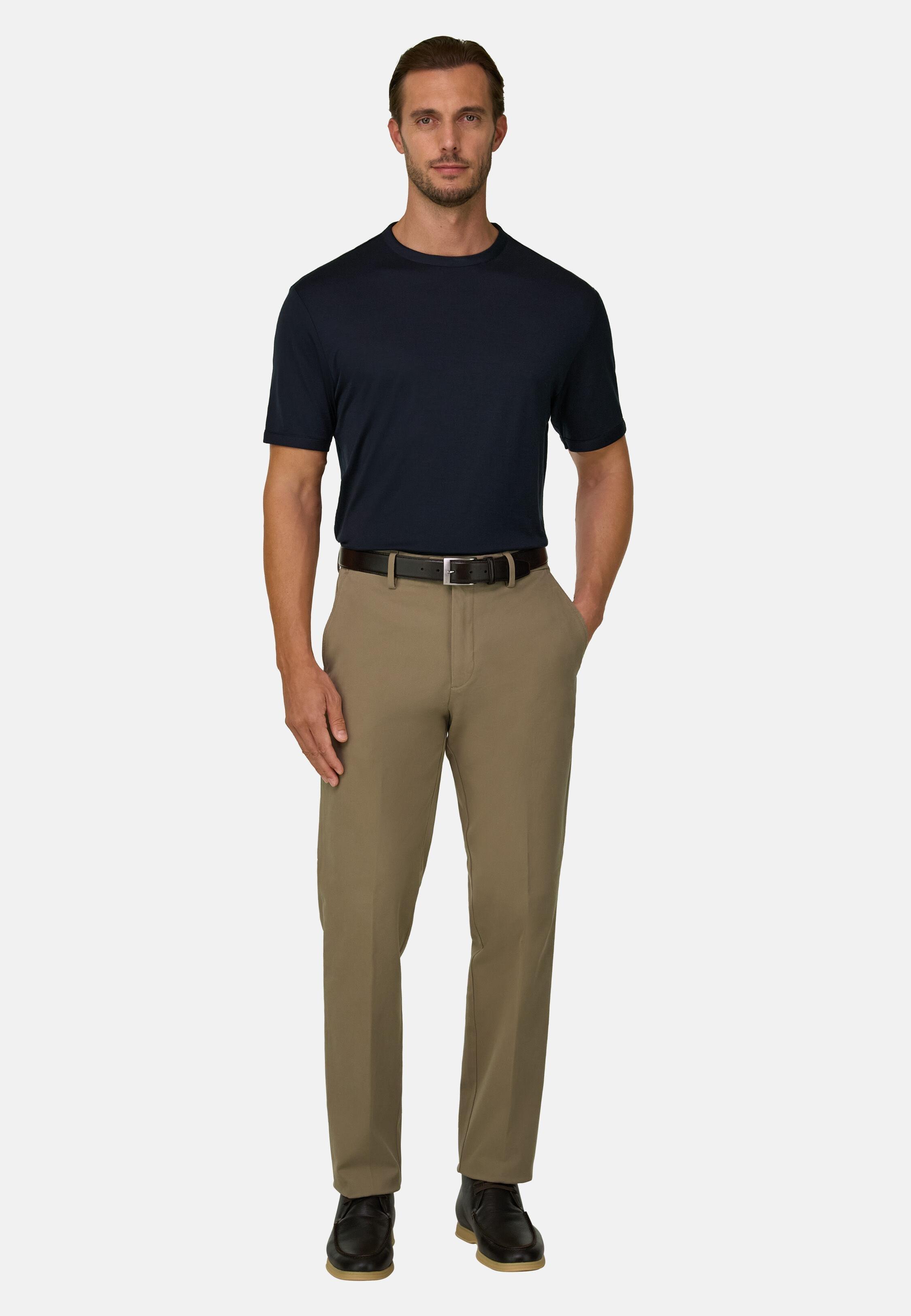 تي شيرت من جيرسيه الصوف Wooltech أزرق كحلي, Navy blue, medium