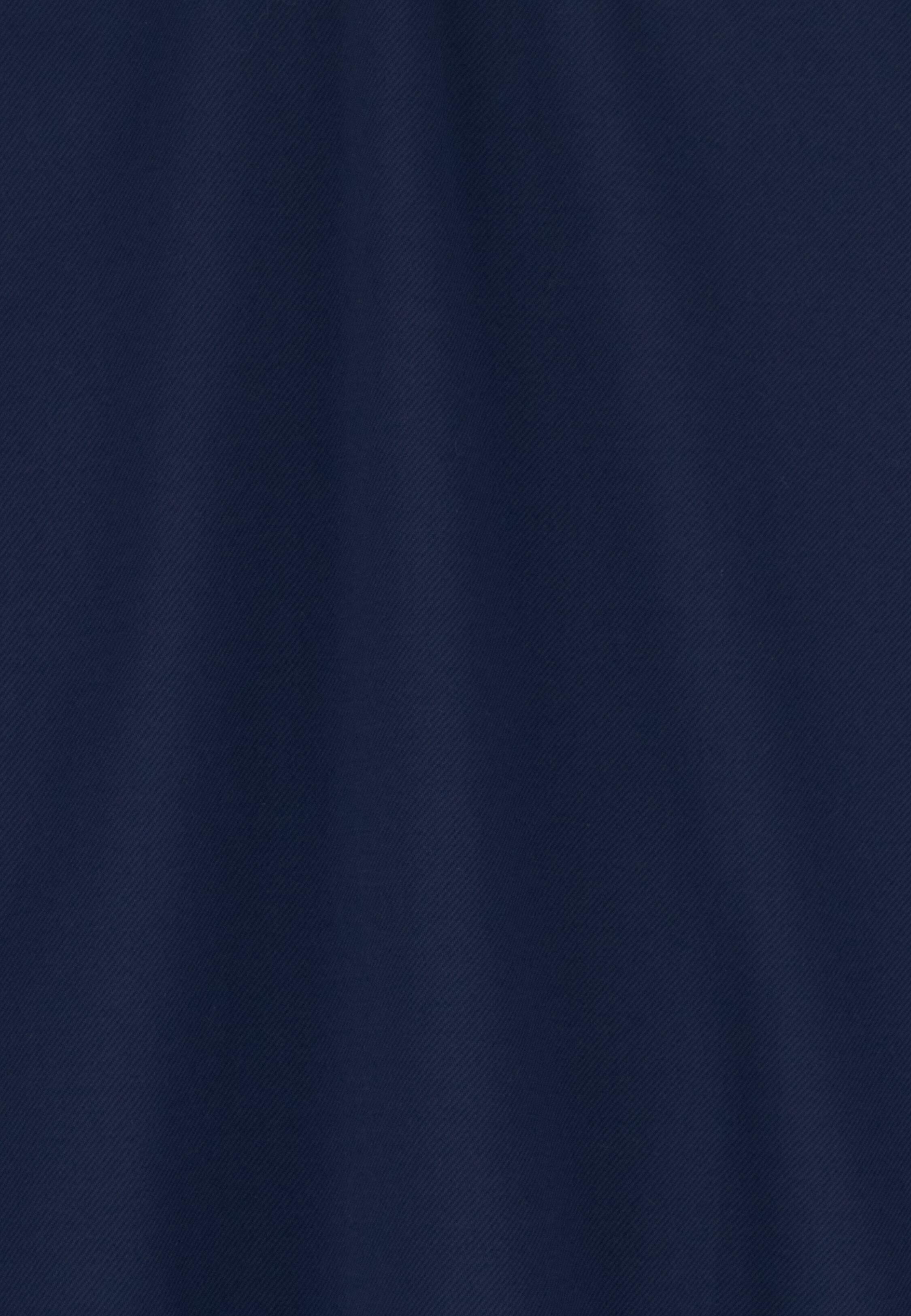 Polo Shirt in Japanese Jersey Twill Regular Fit Navy blue, Navy blue, large image number 4