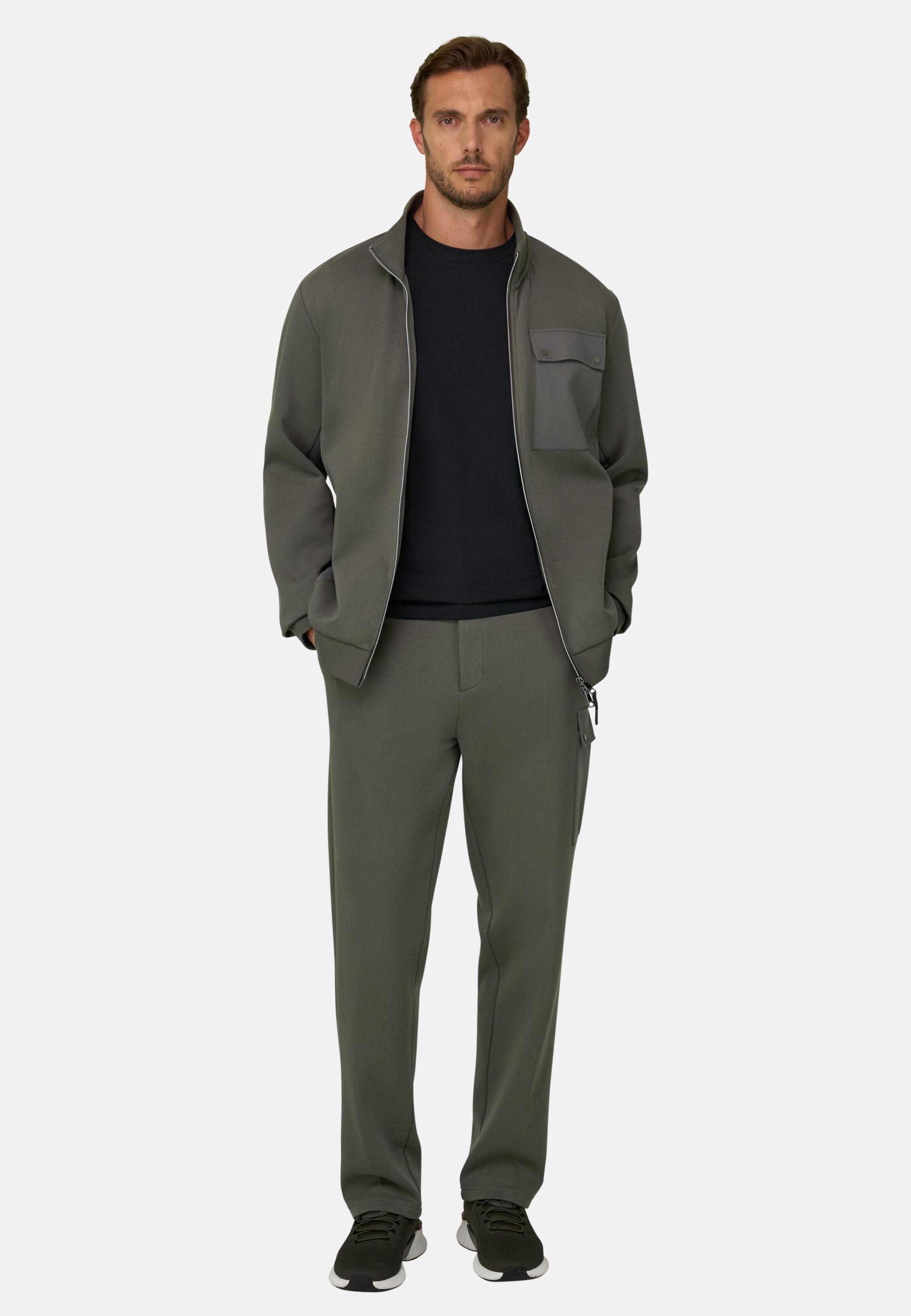 بنطال جوغر من مزيج القطن سكوبا B Tech أخضر عسكري, Military Green, large image number 0