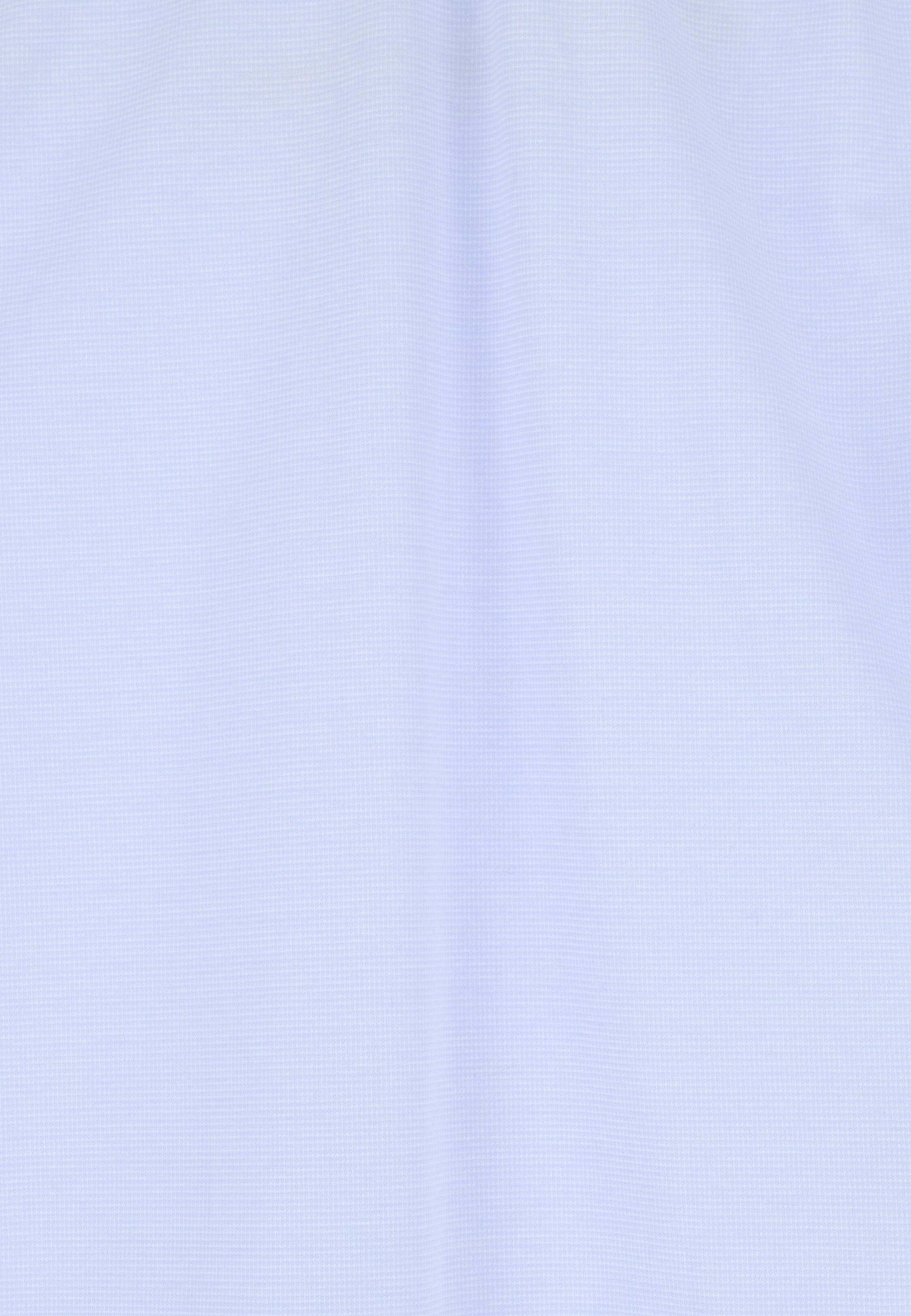 Polo Shirt Checked Japanese Jersey Regular Fit Light Blue, Light Blue, large image number 3