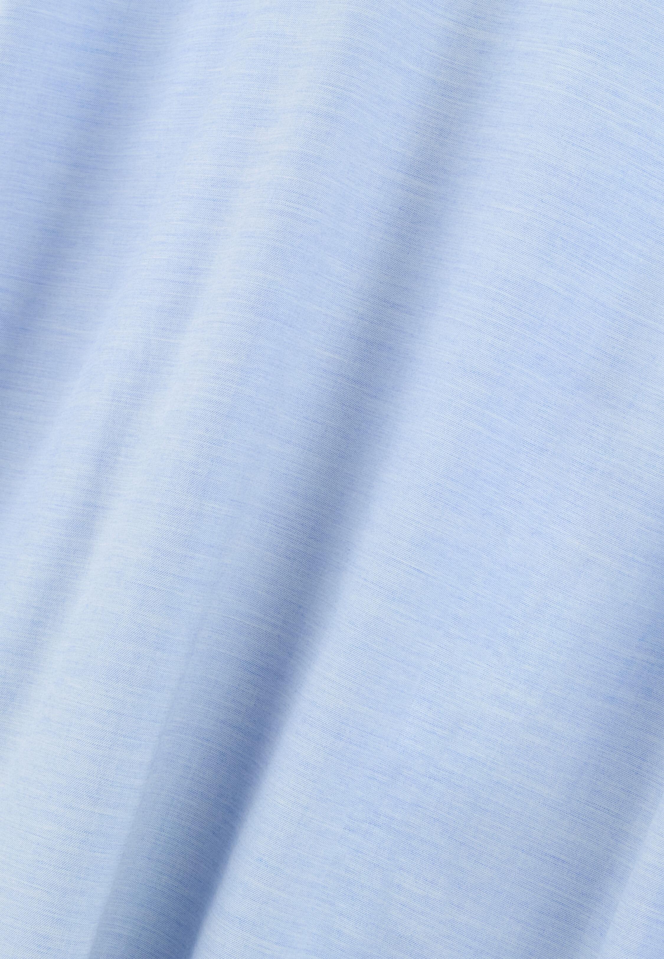 Shirt in Cotton Twill Regular Fit Blue, Light Blue, large image number 9