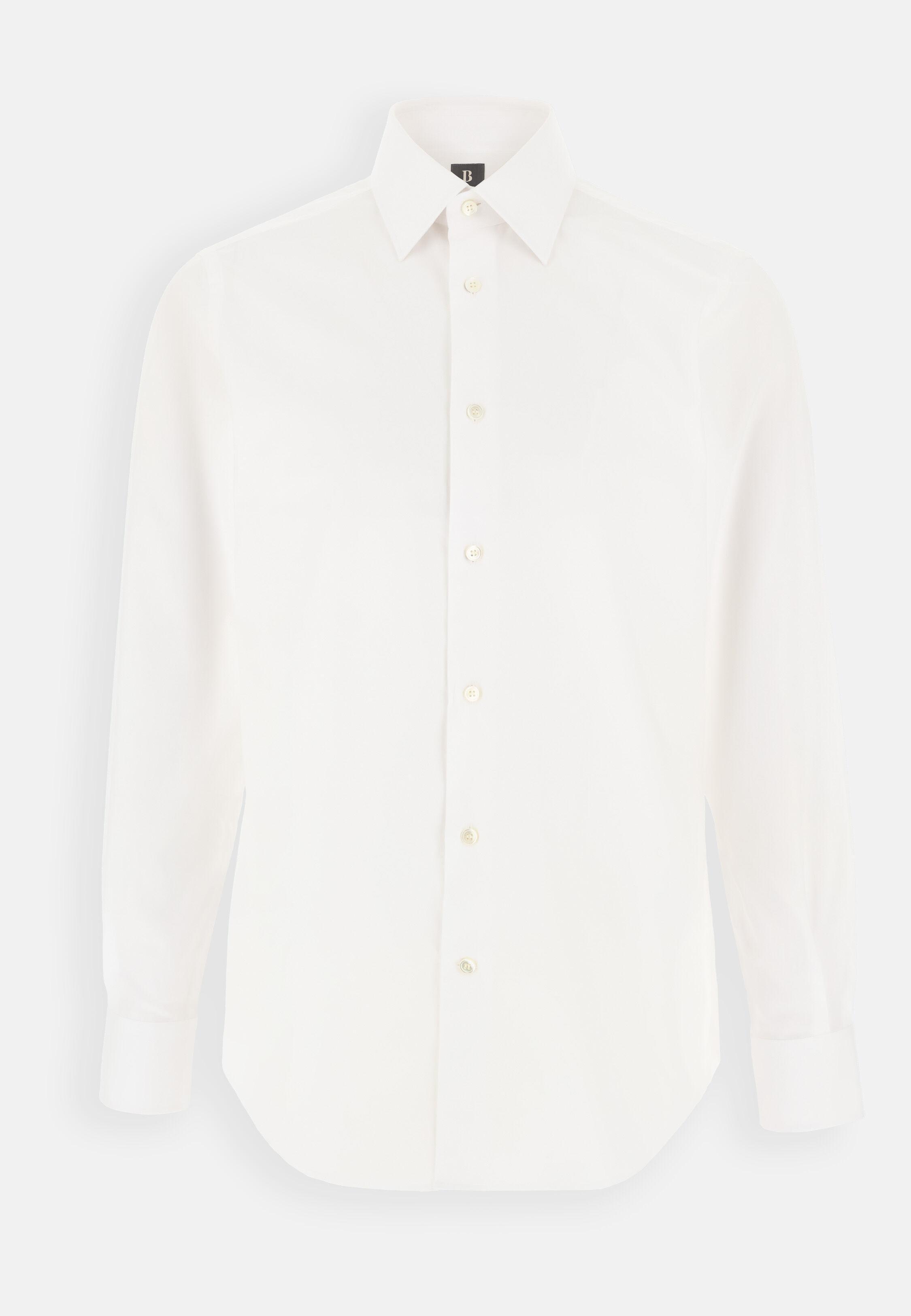 Regular Fit Cotton Twill Shirt White, White, large image number 5