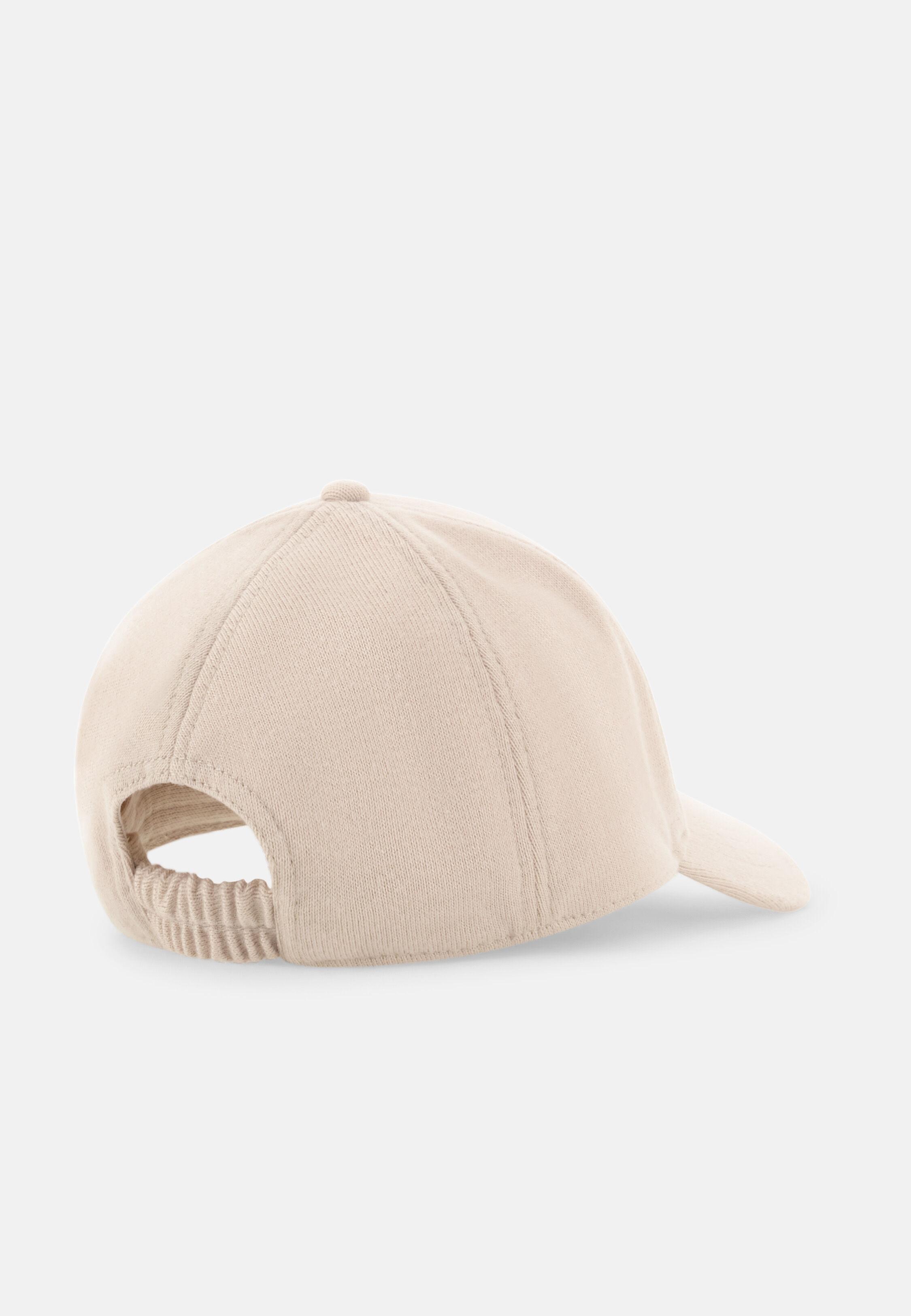 قبعة مسطحة من نسيج محبوك, Offwhite, medium