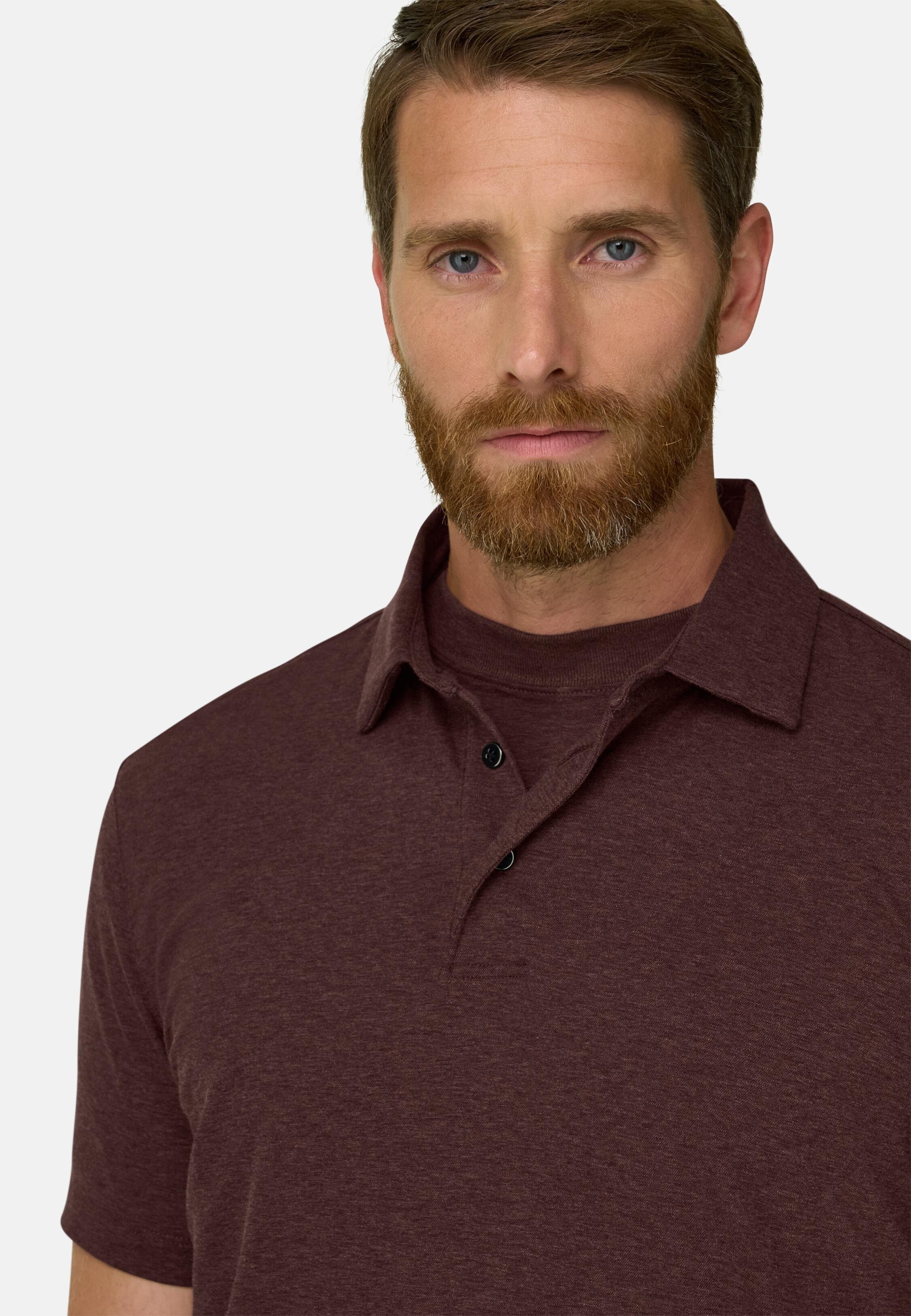 Polo in Piqu&eacute; Cotton Blend B Tech Rot, Rot, large image number 1