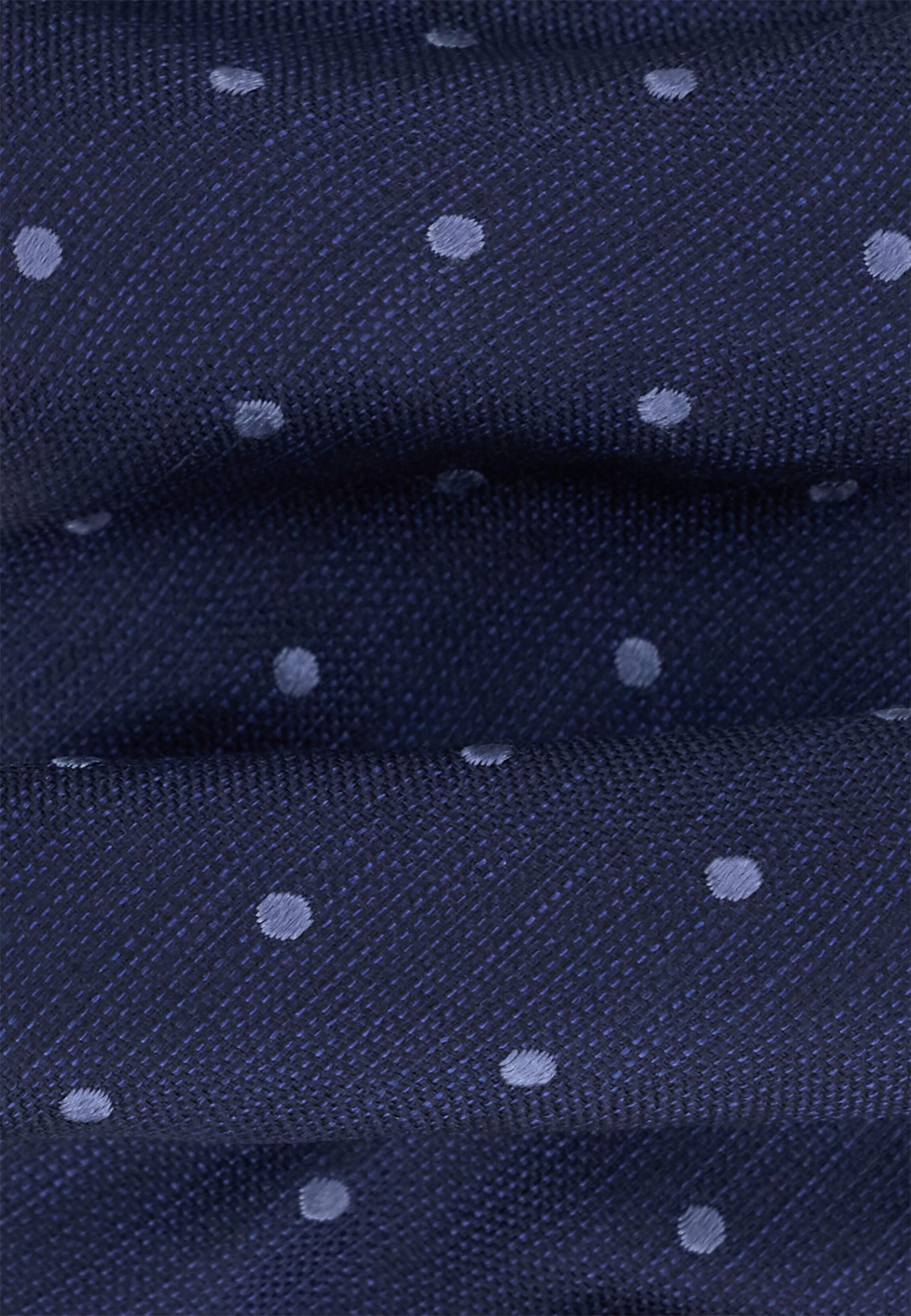 Tie Jacquard Polka Dot Silk Blue, Blue, large image number 1