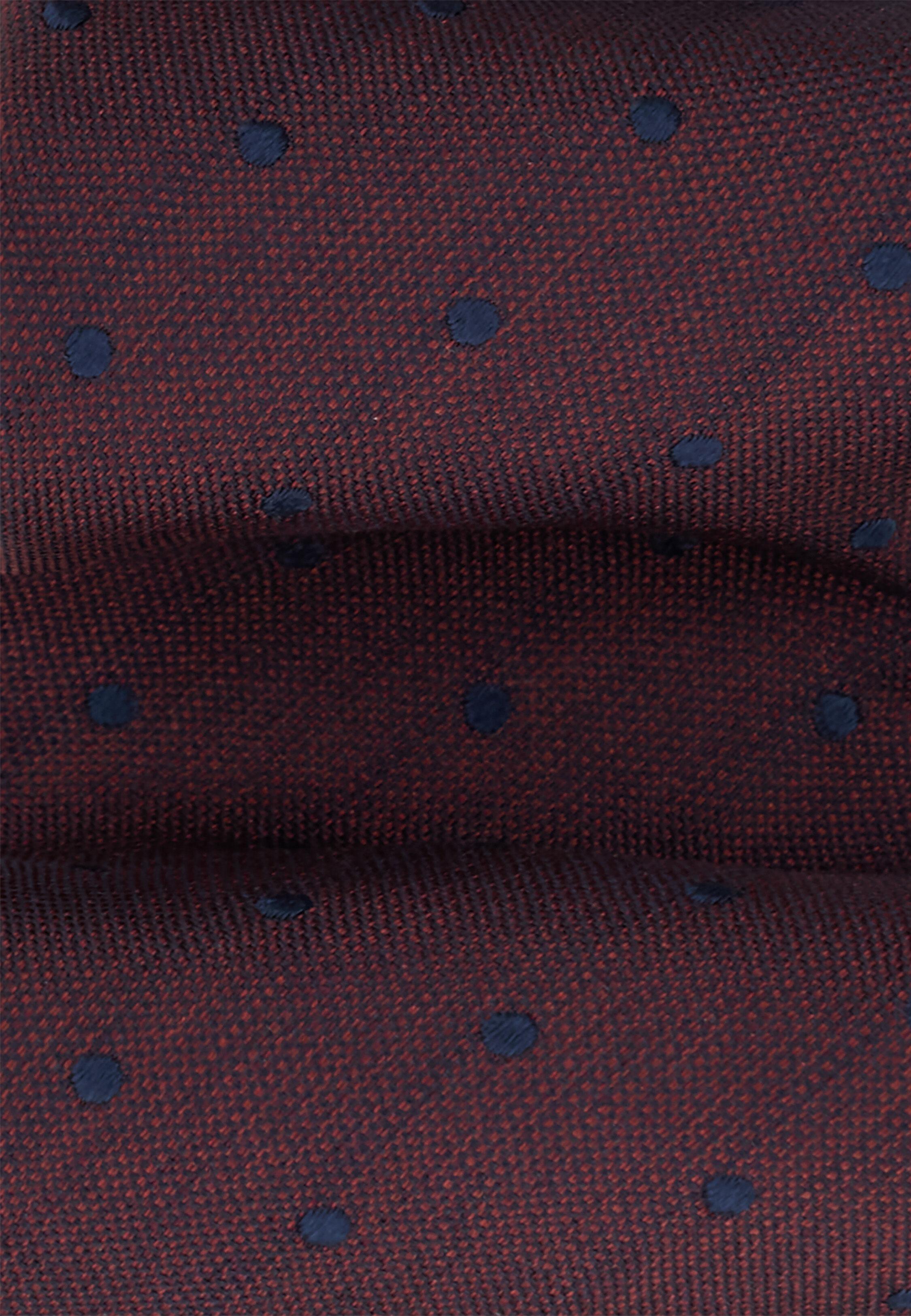 Tie Jacquard Polka Dot Silk Burgundy, Burgundy, medium