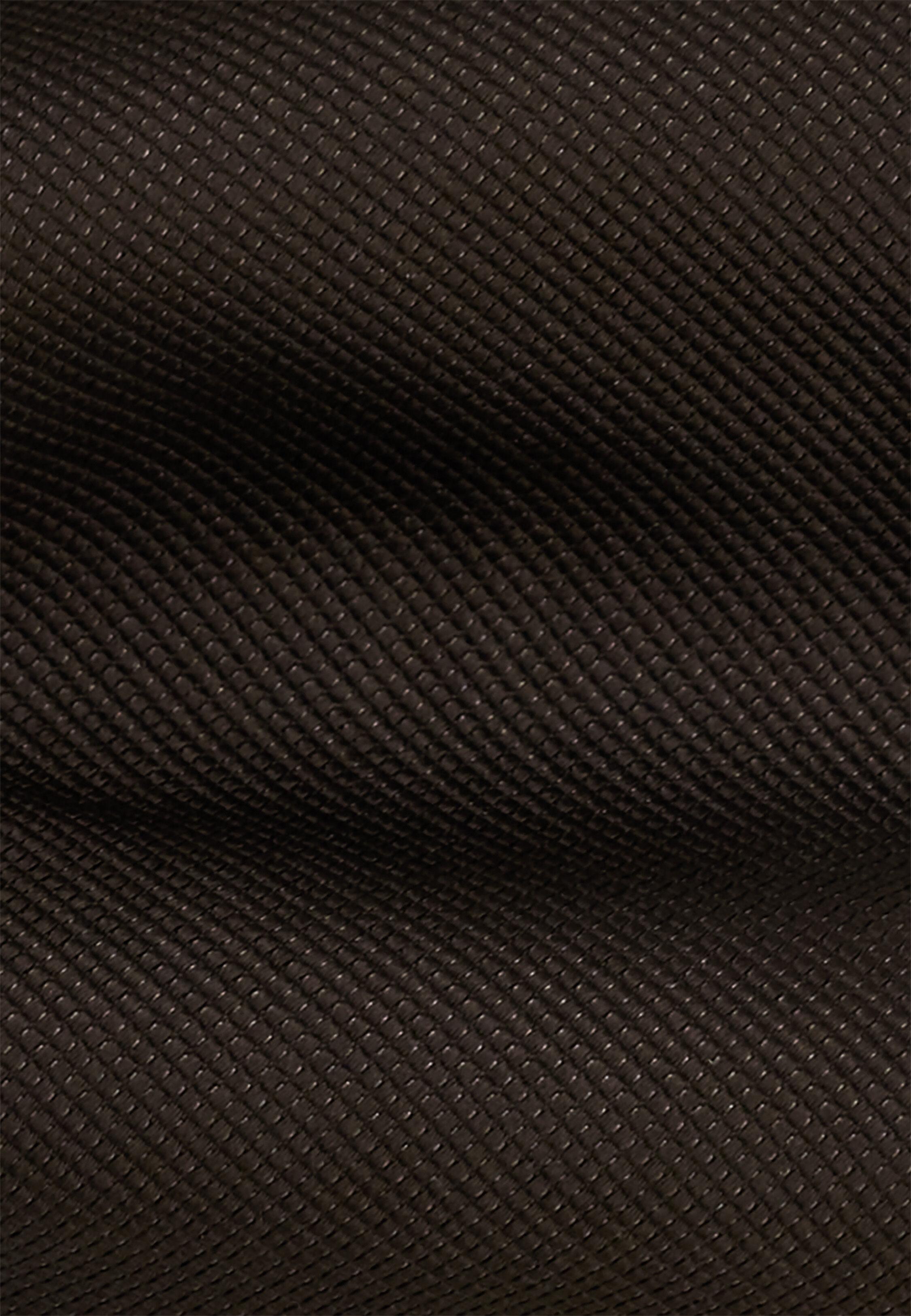 Tie Jacquard Drill Reinforcement Silk Brown, Dark brown, large image number 0