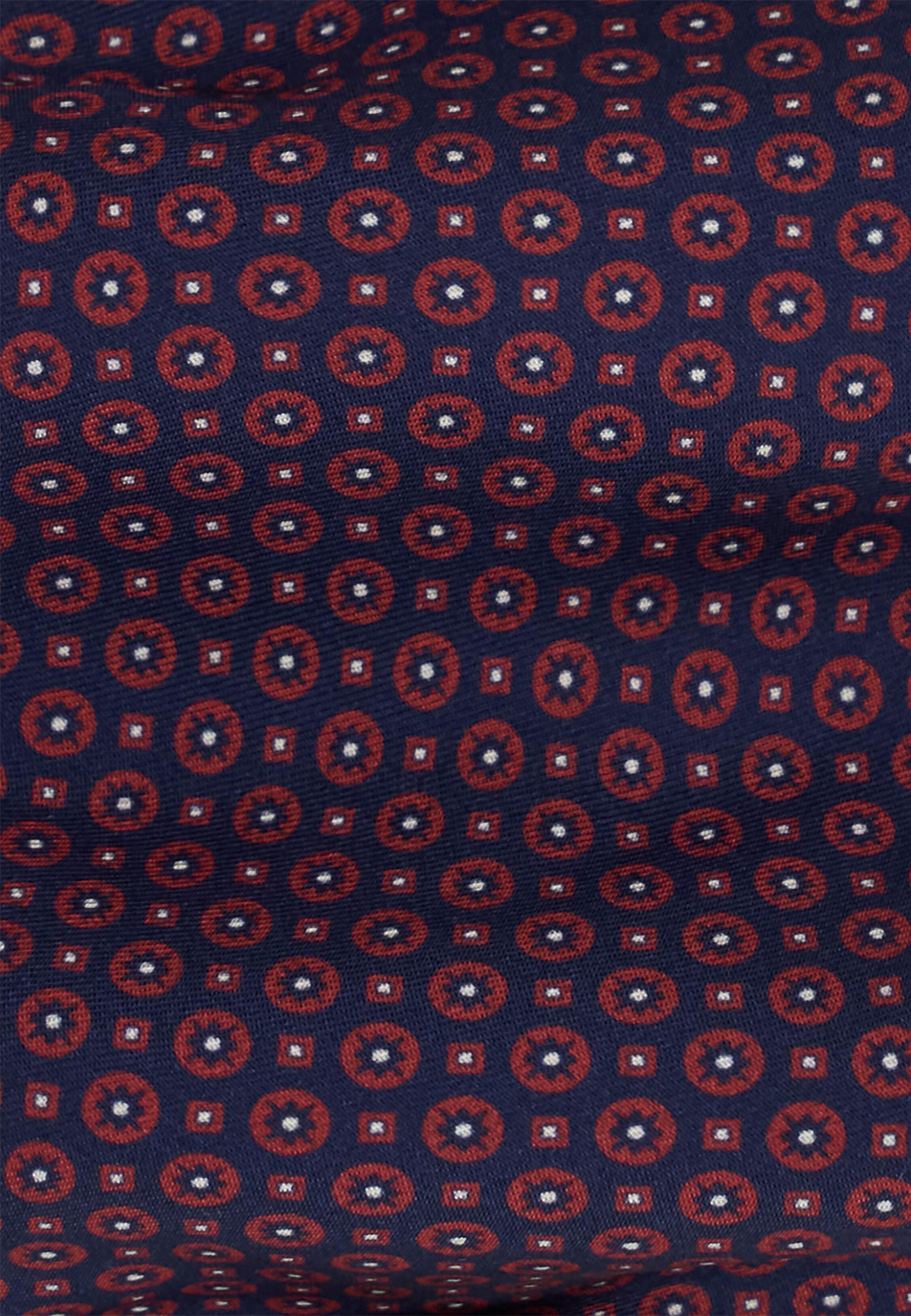 Tie Medallion Pattern Silk Red, Red, medium