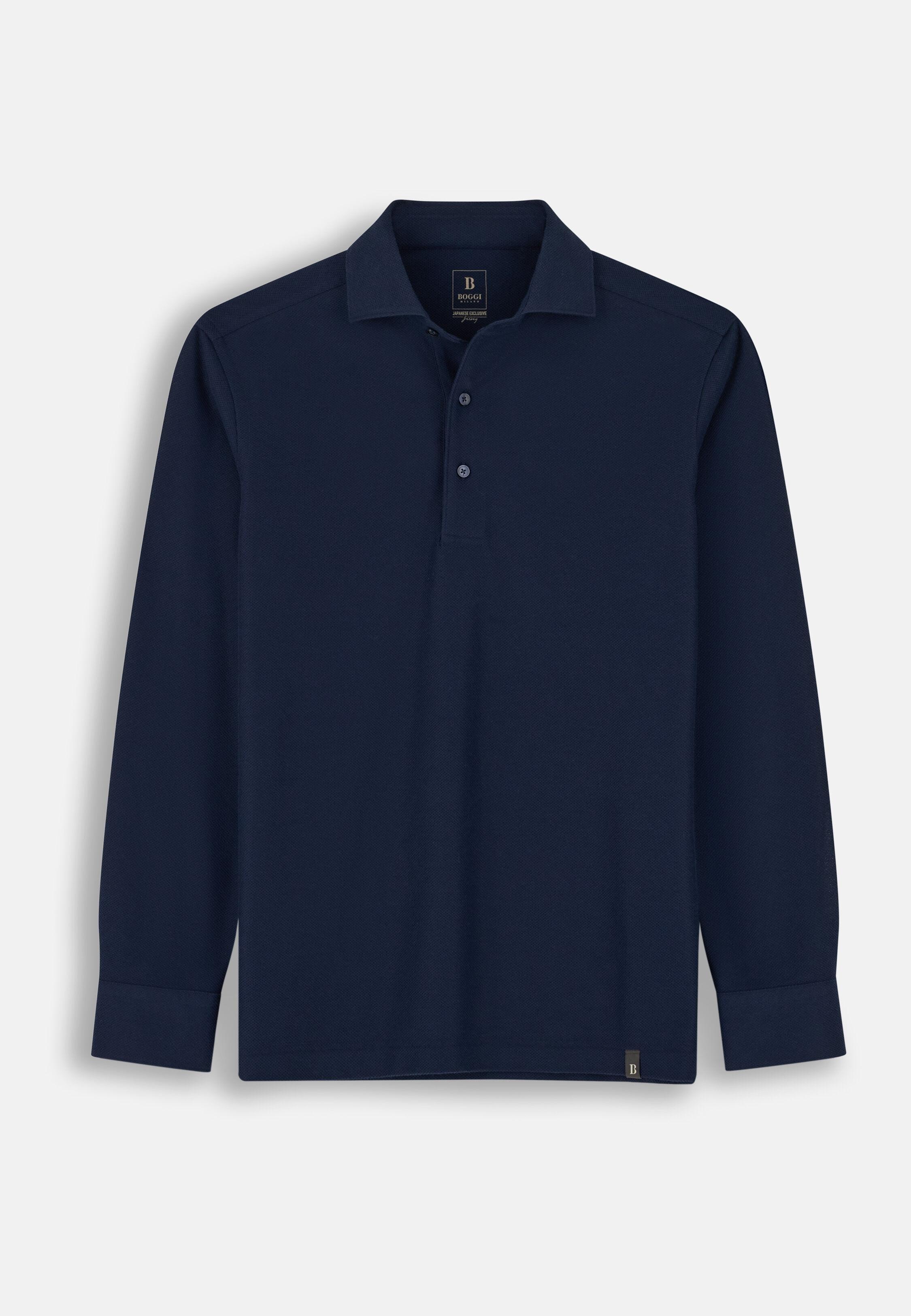 ساكورا | بولو من جيرسيه ياباني أزرق كحلي داكن, DARK NAVY, large image number 4