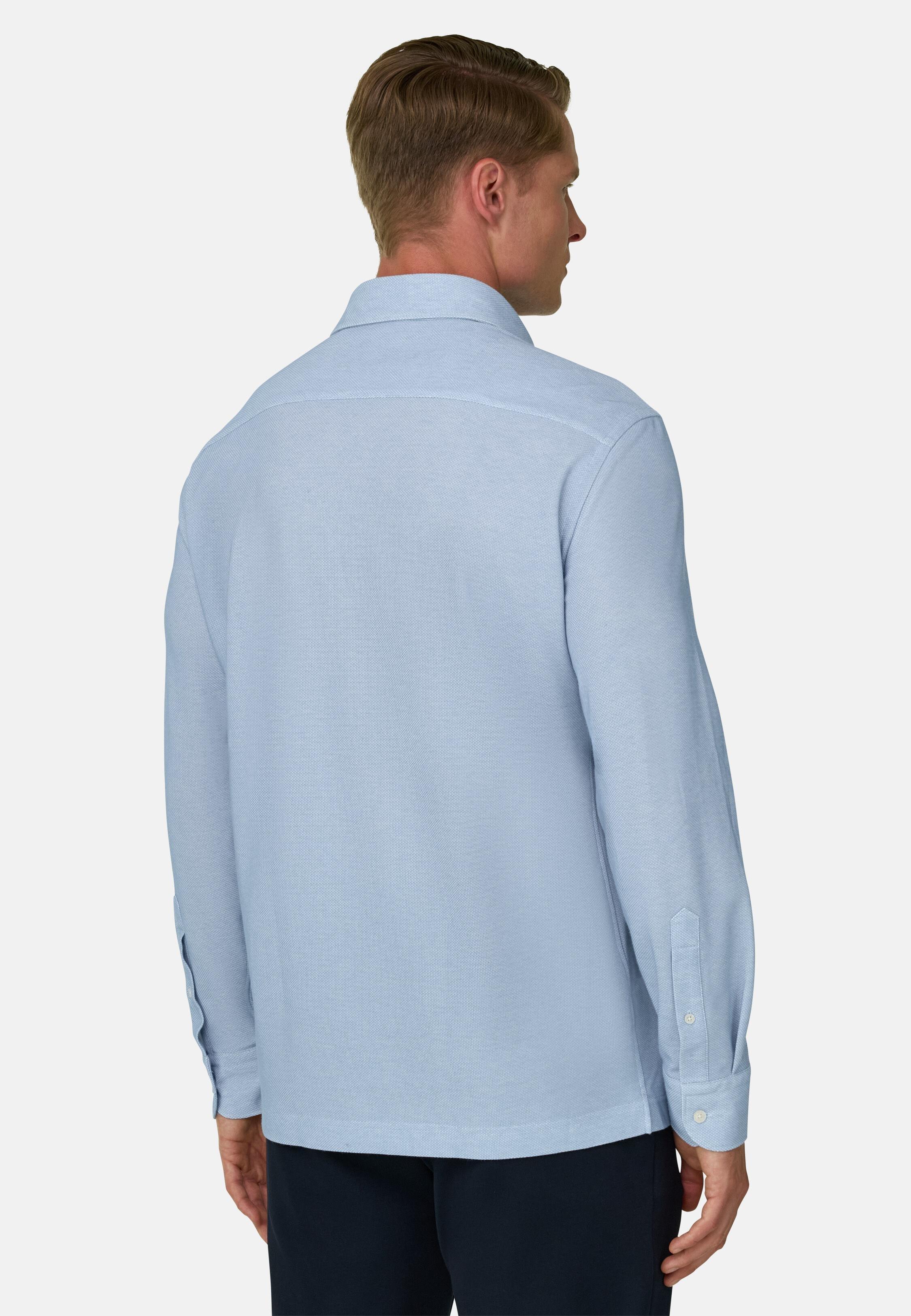 ساكورا | بولو من جيرسيه ياباني أزرق فاتح, Light Blue, large image number 3