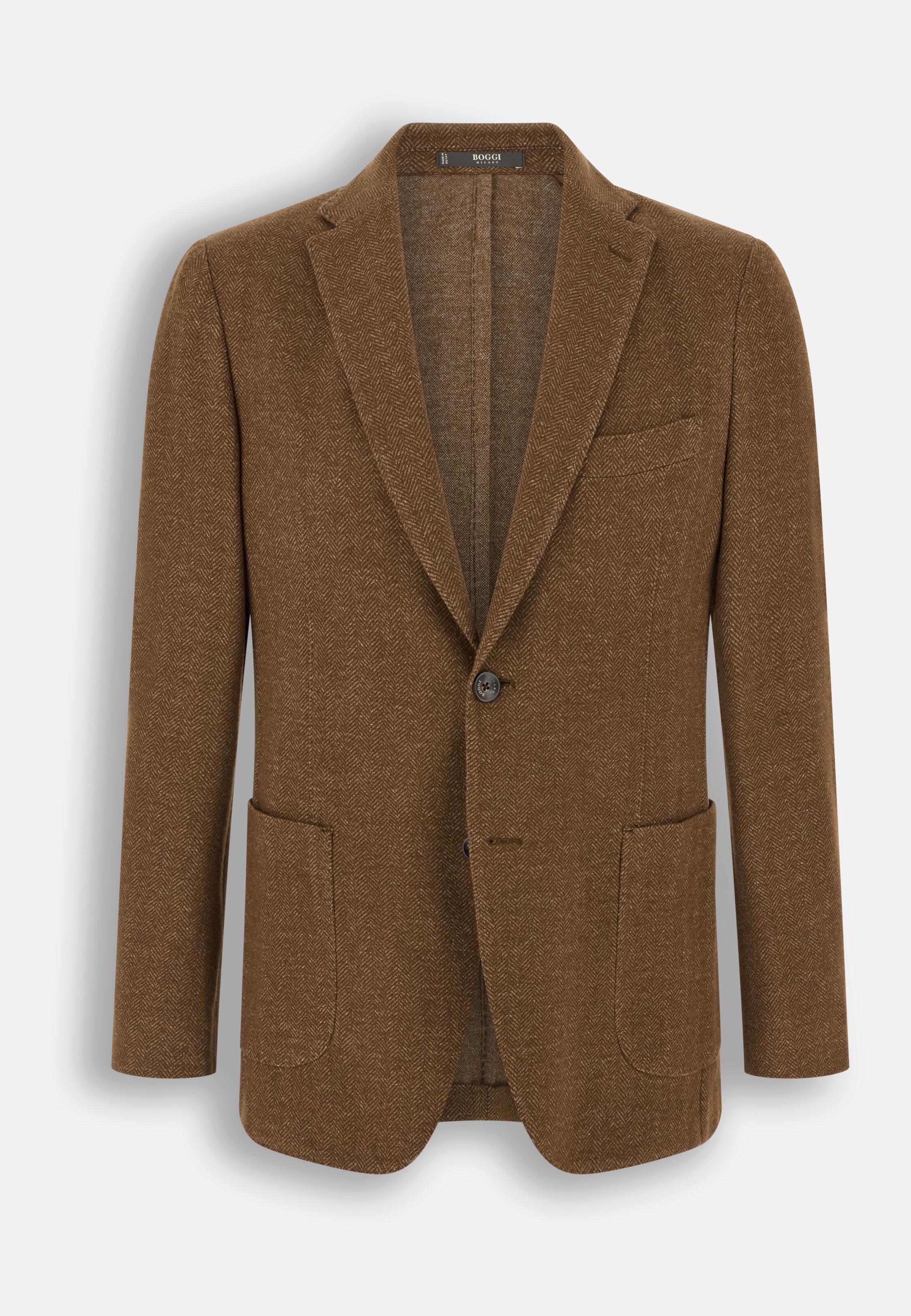Blazer Herringbone Cotton Blend B Jersey Rot, Rot, large image number 4