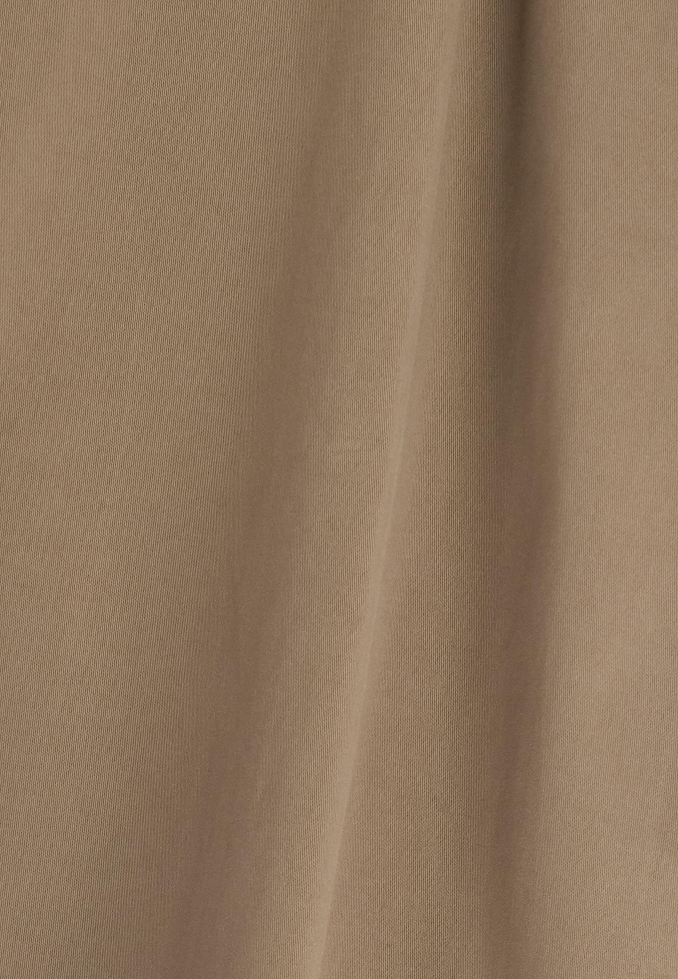 Trousers in Stretch Cotton, Taupe, Taupe, medium
