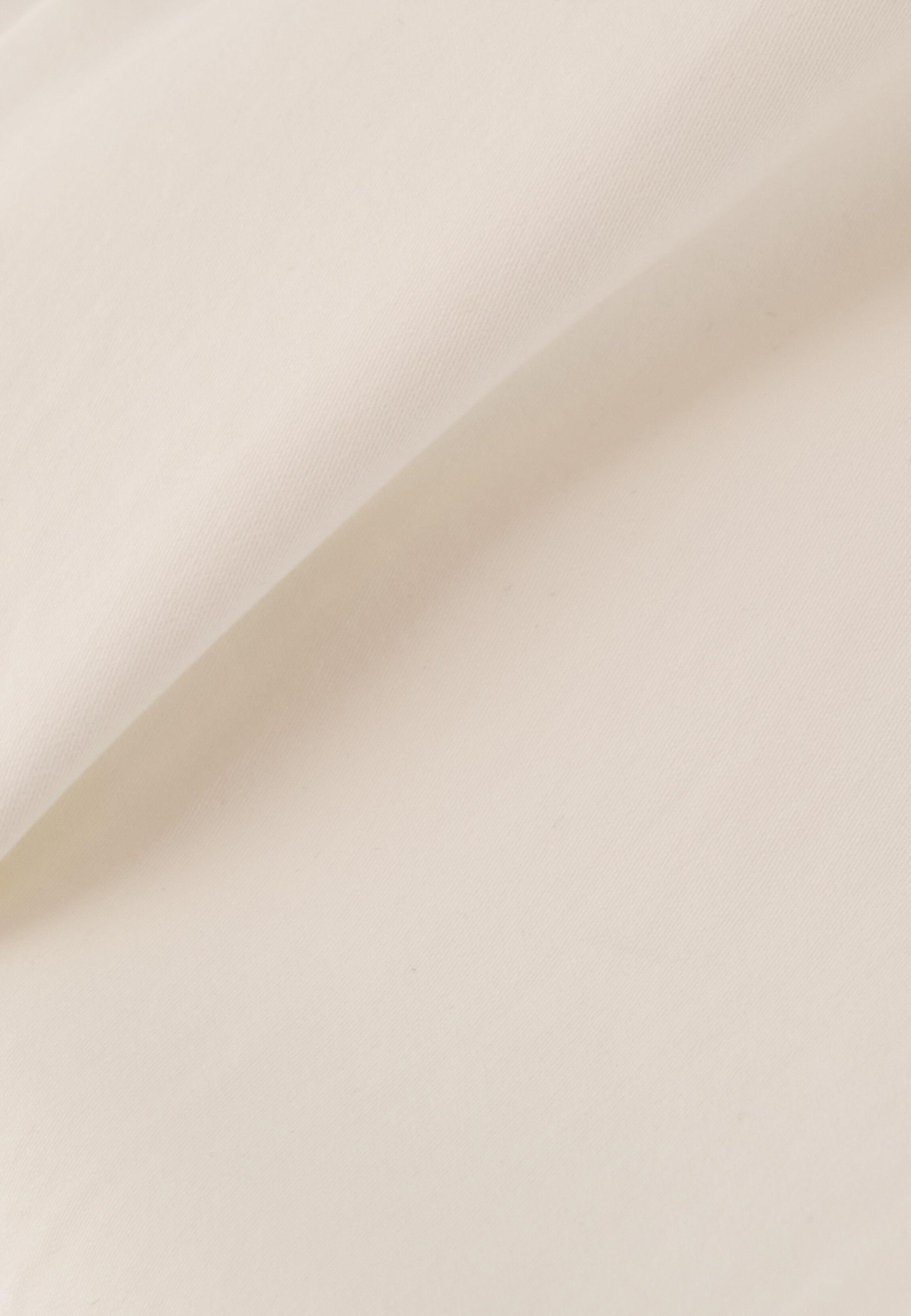 Trousers in Stretch Cotton, Off White, Offwhite, medium