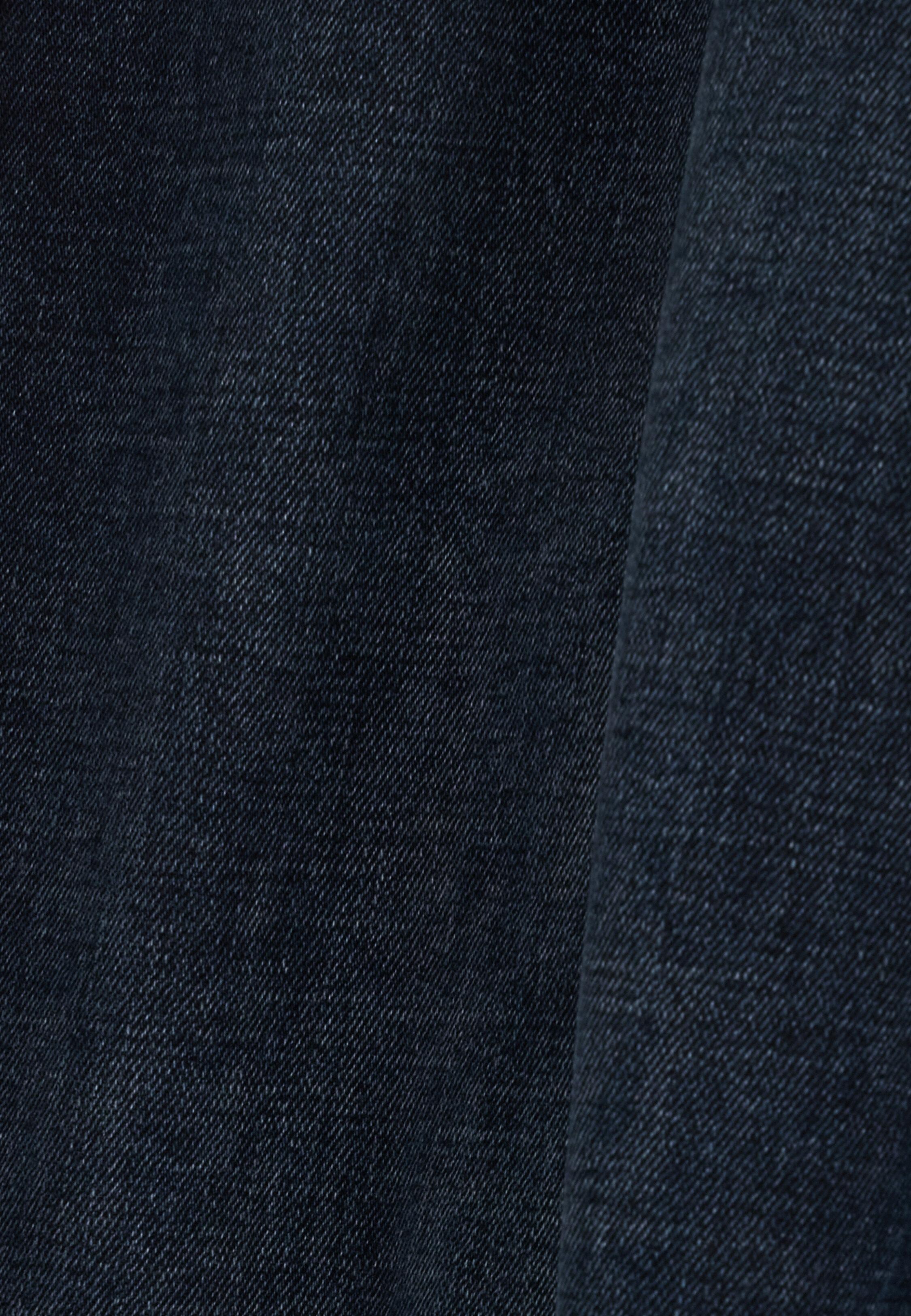 Jeans in Stretch Blue Black Denim, Dark Blue, Dark Blue, large image number 1
