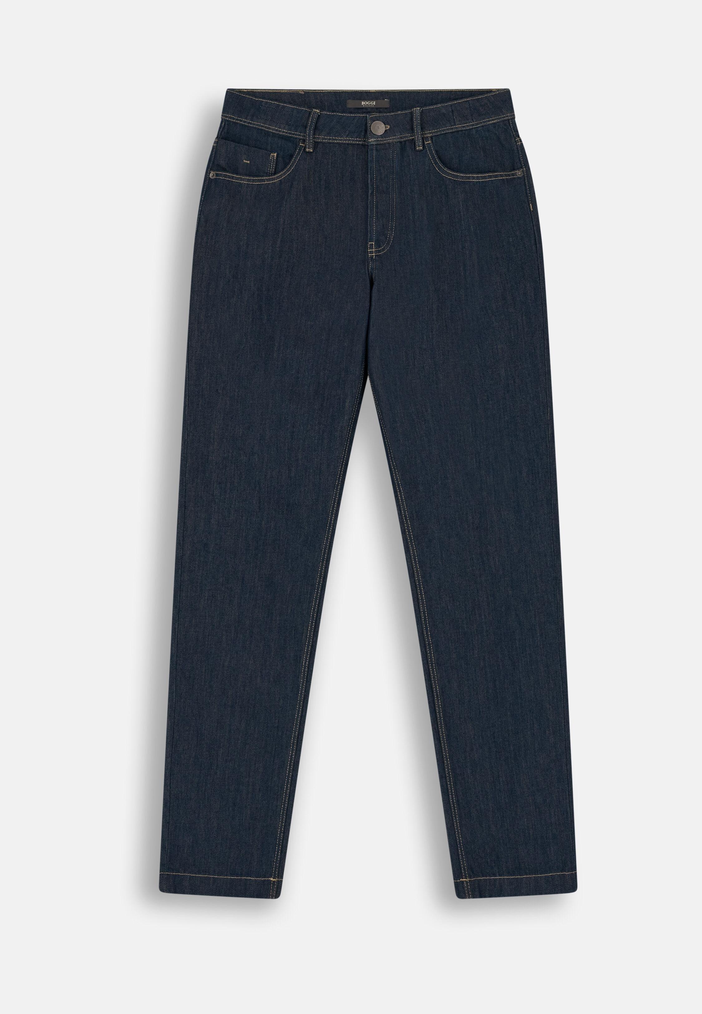 Jeans in Dark Blue Denim, Dark Blue, Dark Blue, large image number 5