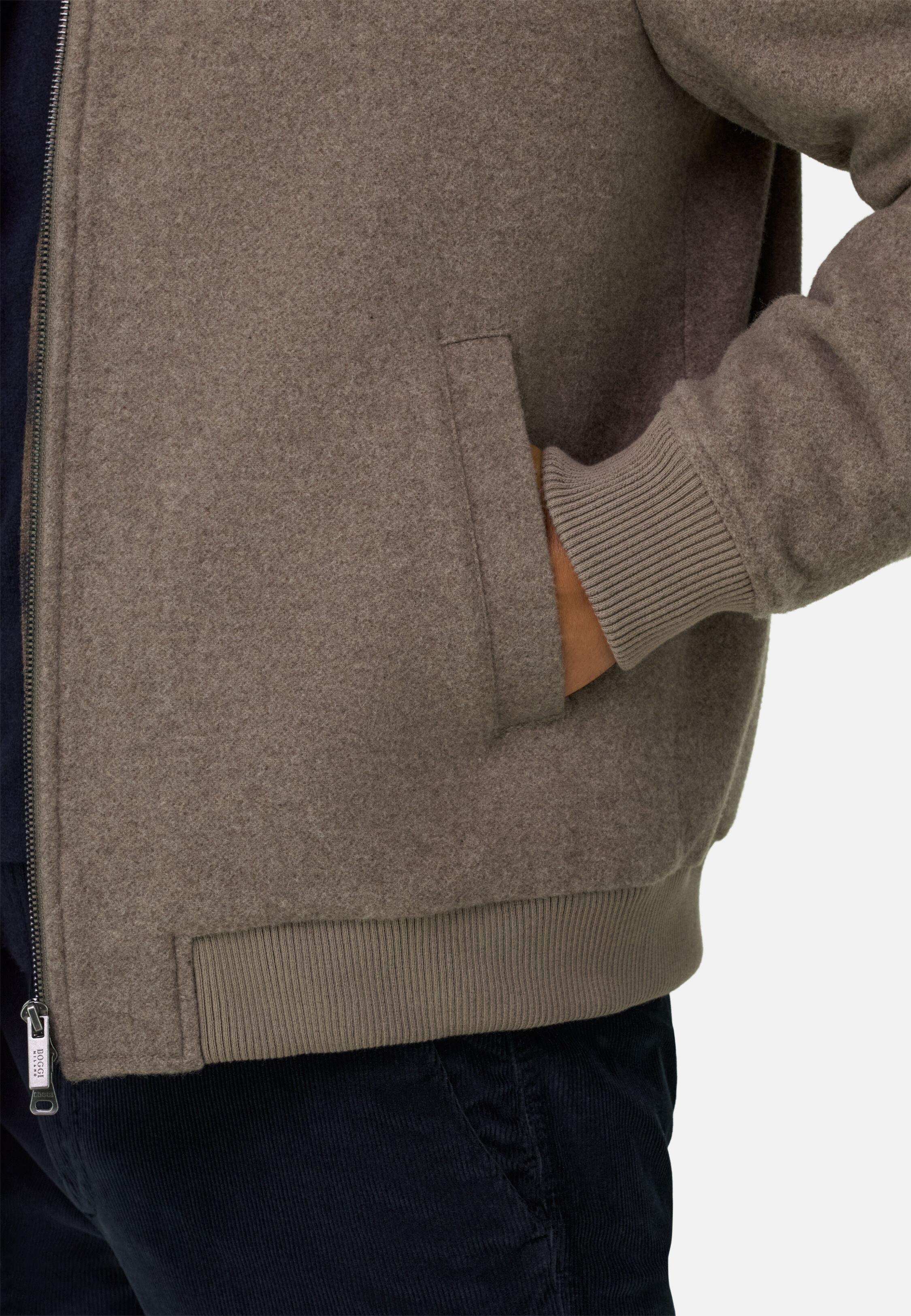 Bomber in Wool Blend Beige, Beige, large image number 9