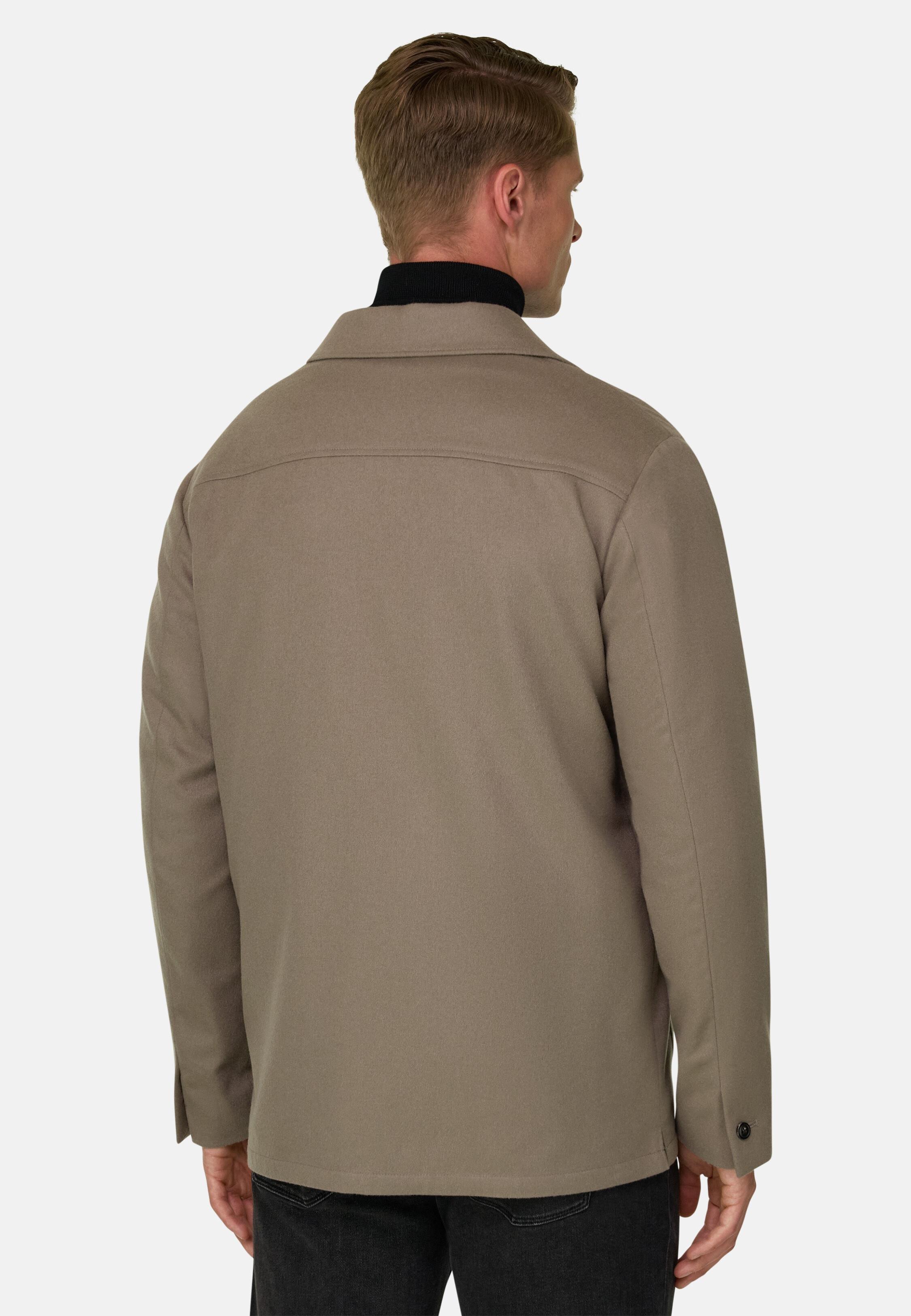 Trade | Shacket in Cashmere Mud, Mud, medium