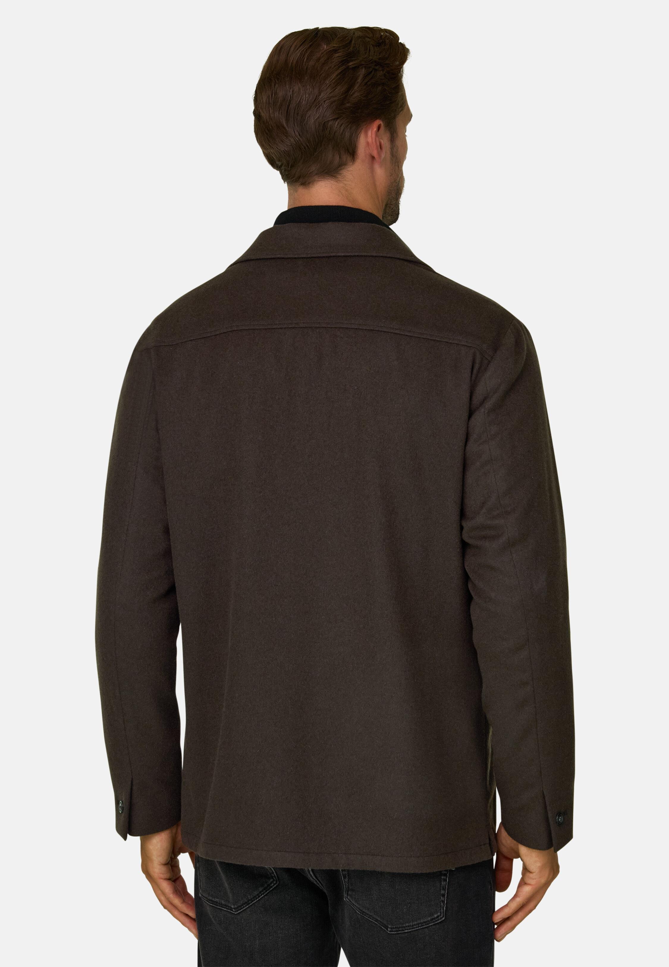 Trade | Shacket in Cashmere Dark brown, Dark brown, medium