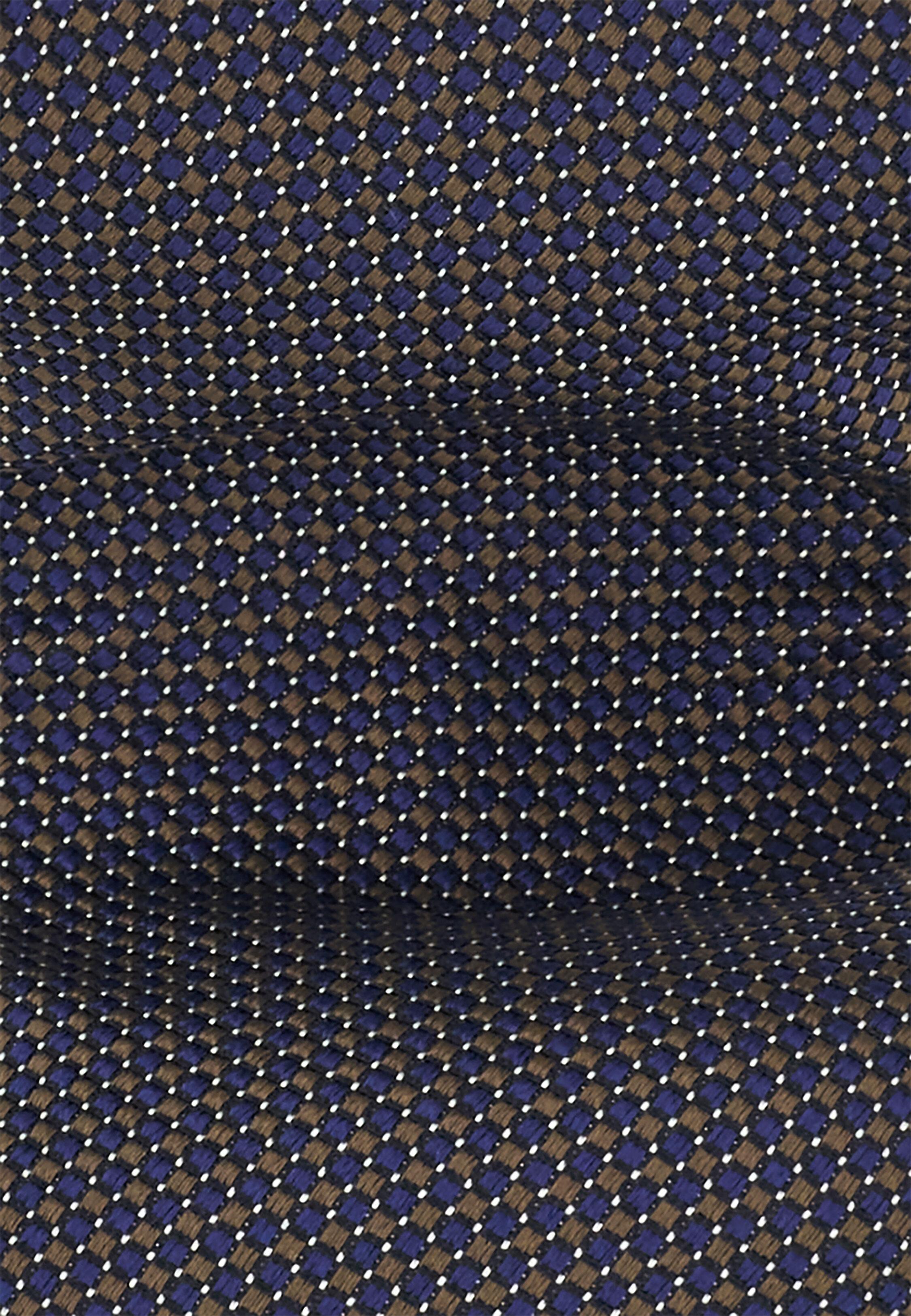 Formal Tie Geometric Motif Jacquard Silk, Navy Blue, Navy blue, medium