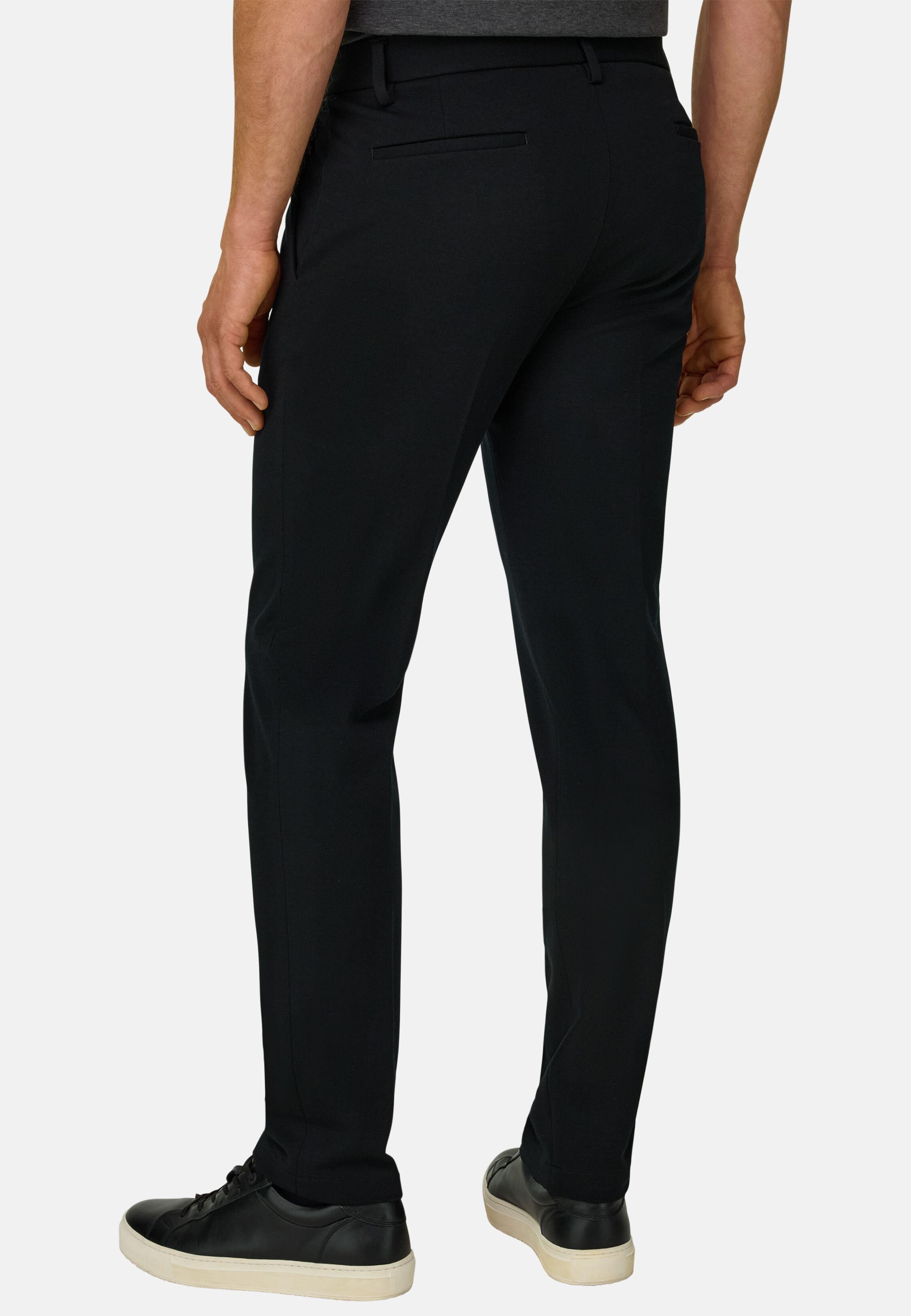 بنطال من الصوف التقني B Tech أسود, Black, large image number 3