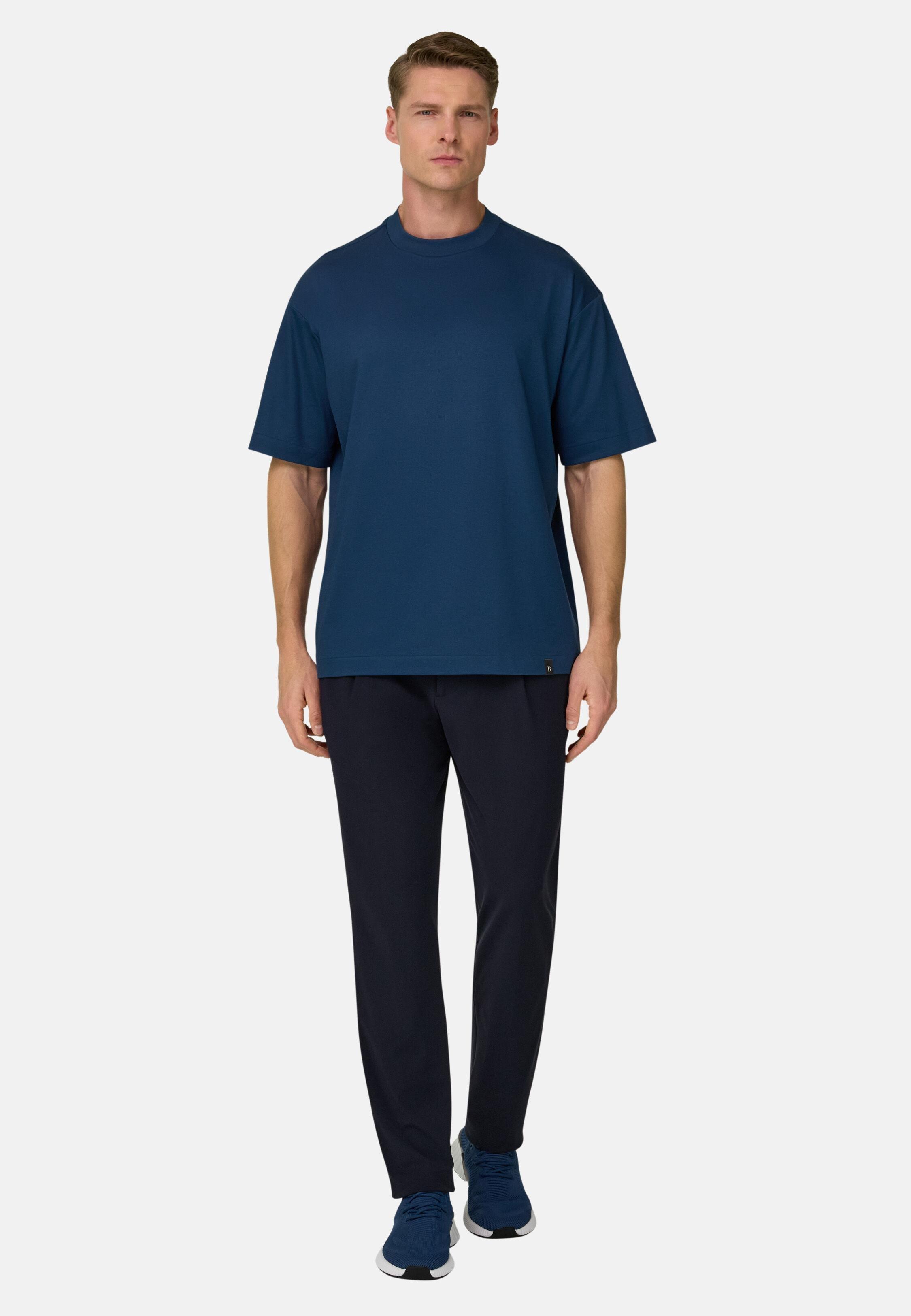 T-Shirt with S.Caf&egrave;&reg; Yarn, Air-Blue, Air-blue, large image number 1