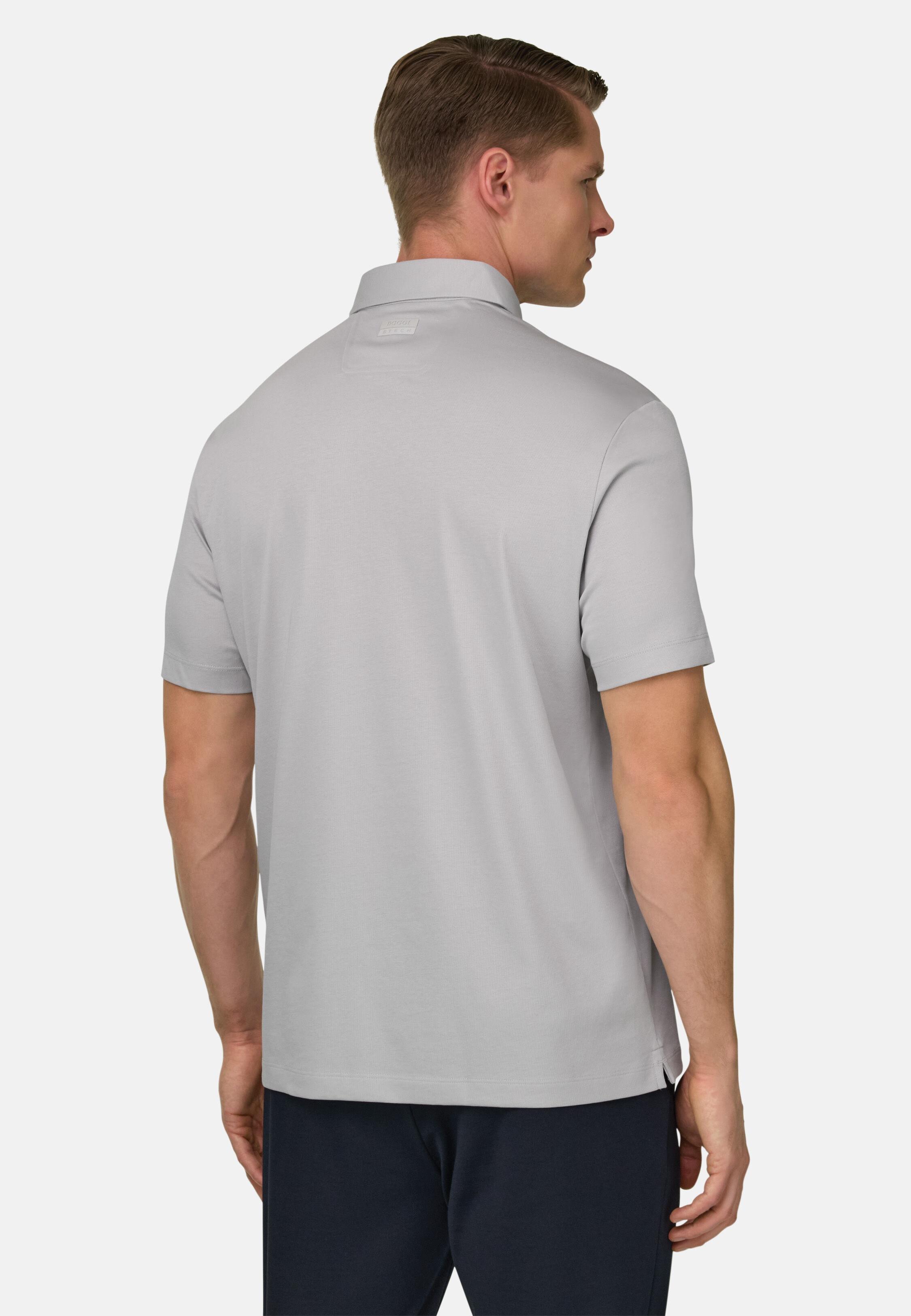 High-Performance Pique Polo Shirt With S. Cafe Yarn White, Ice, medium