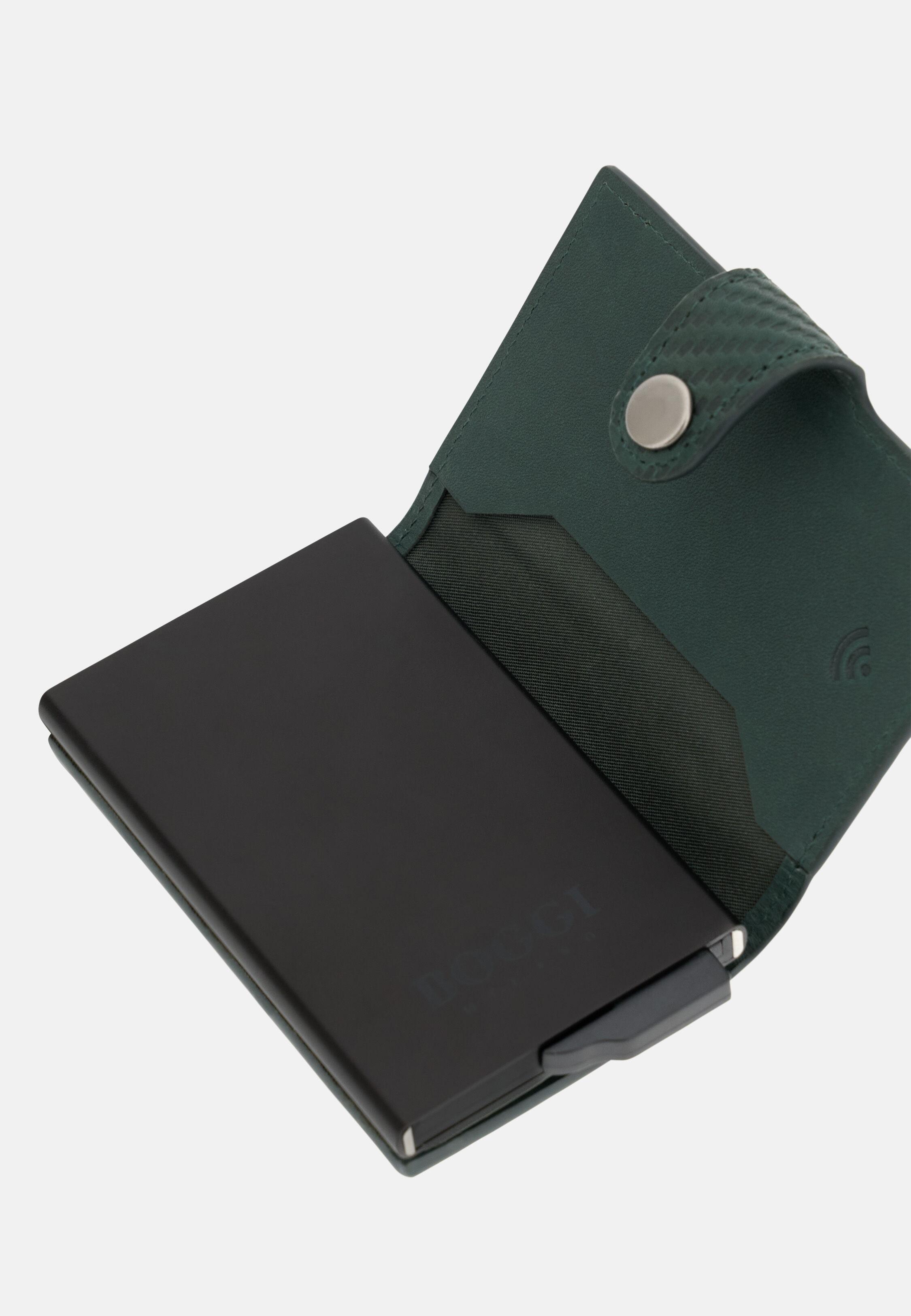 Printed Leather Credit Card Holder Grey, 3901_DKGE, large image number 3