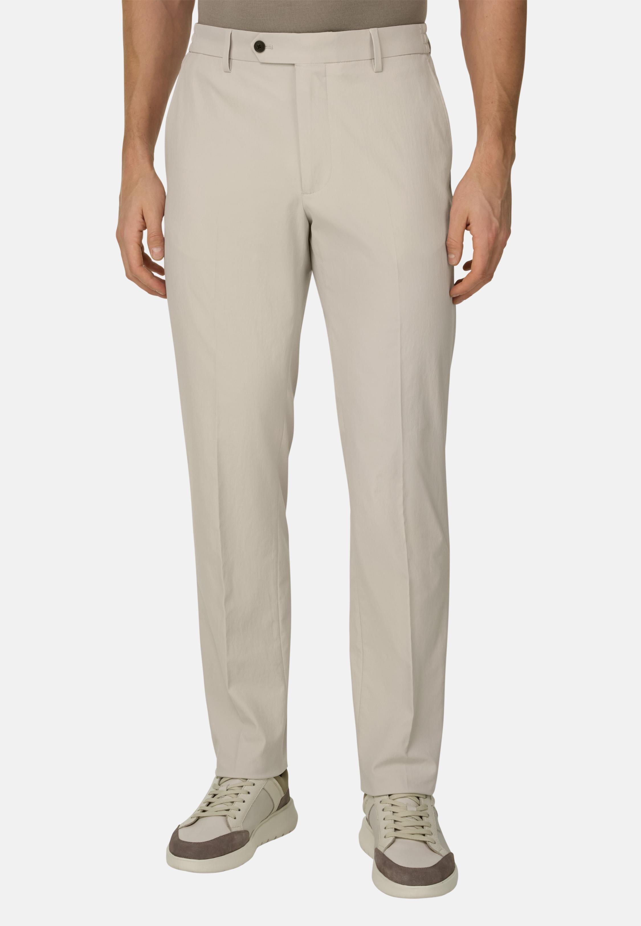 Technical Fabric Trousers Beige, Sand, large image number 0