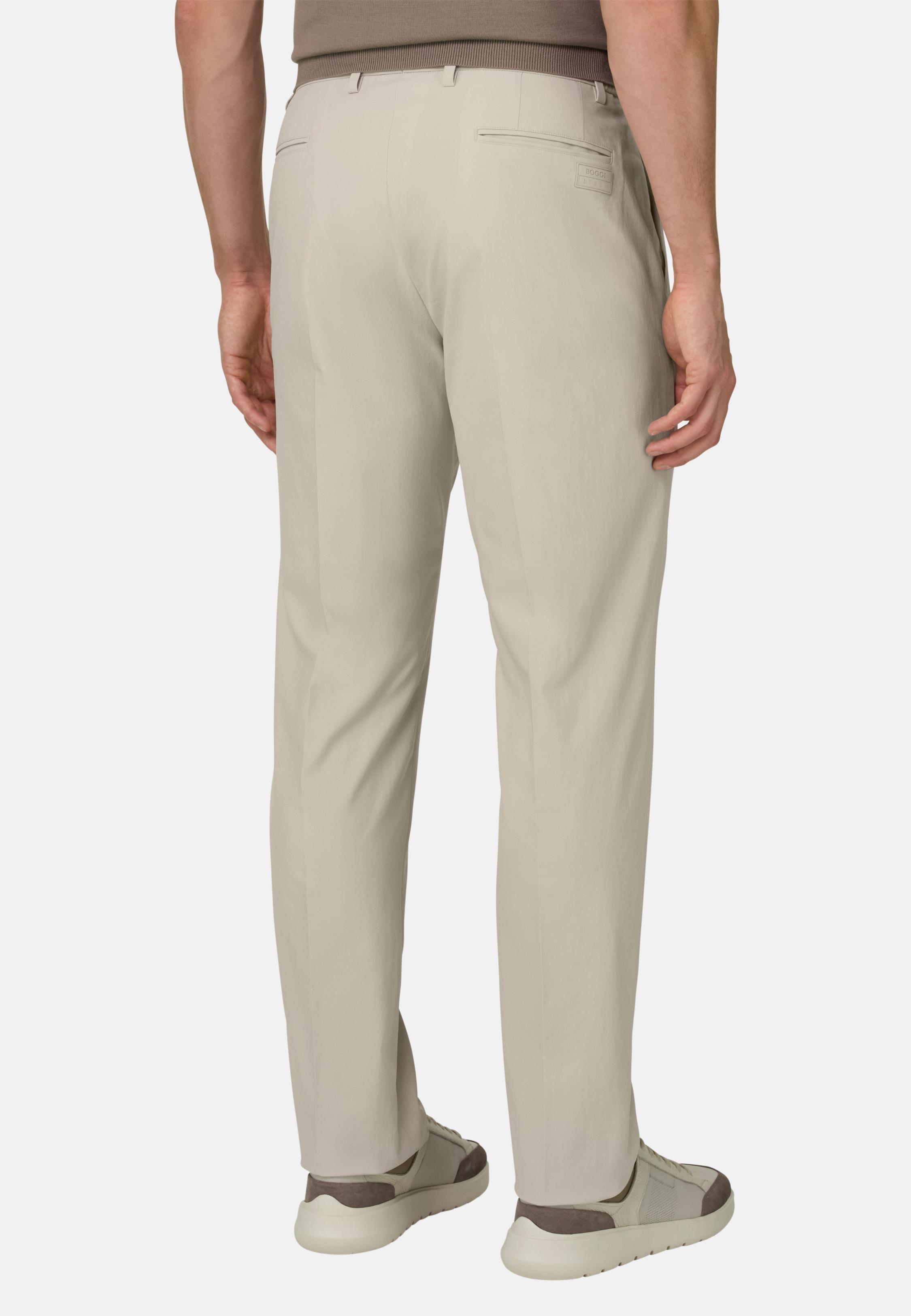 Technical Fabric Trousers Beige, Sand, large image number 2