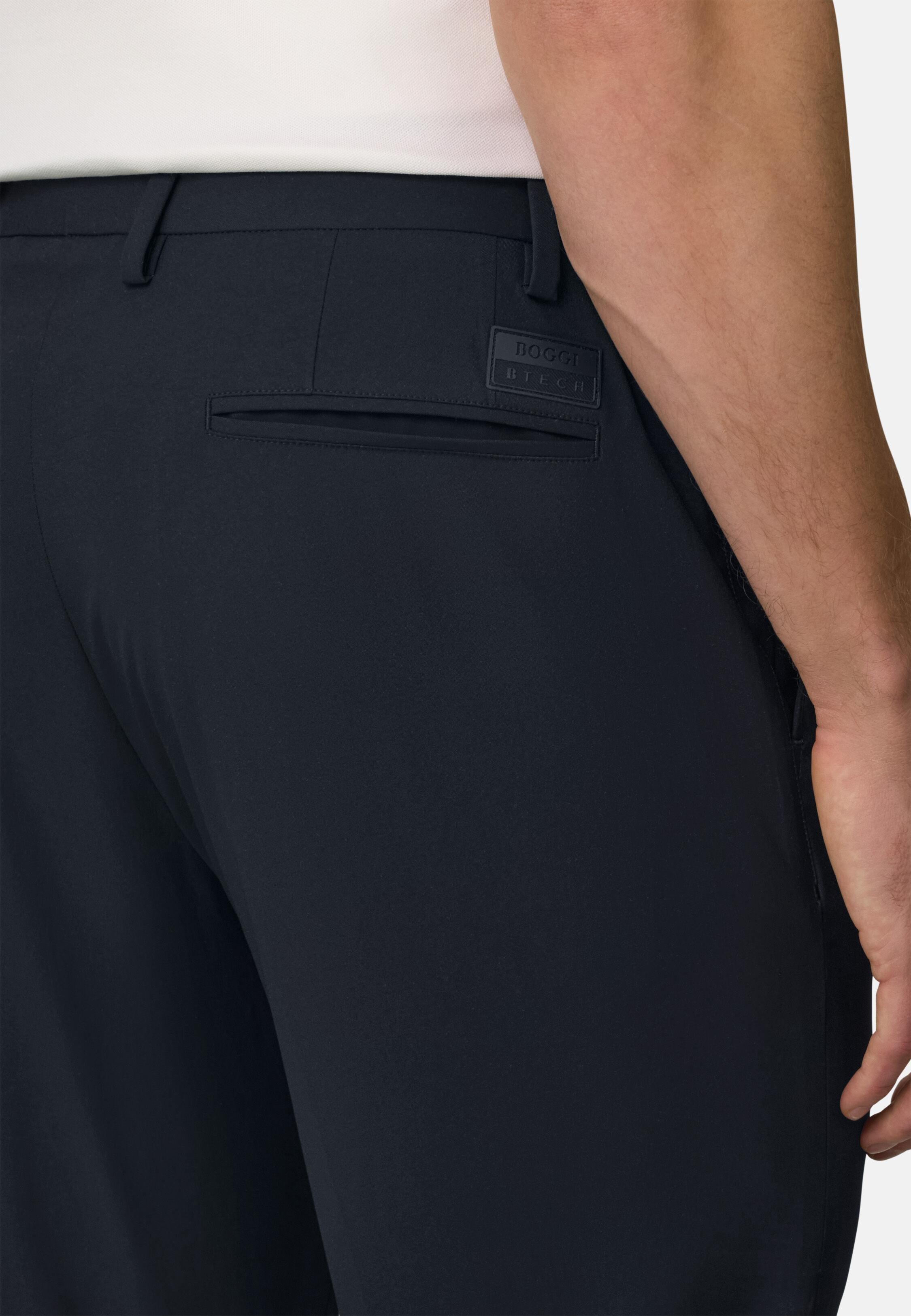 Technical Fabric Trousers Blue, 3901_NAVY, large image number 3