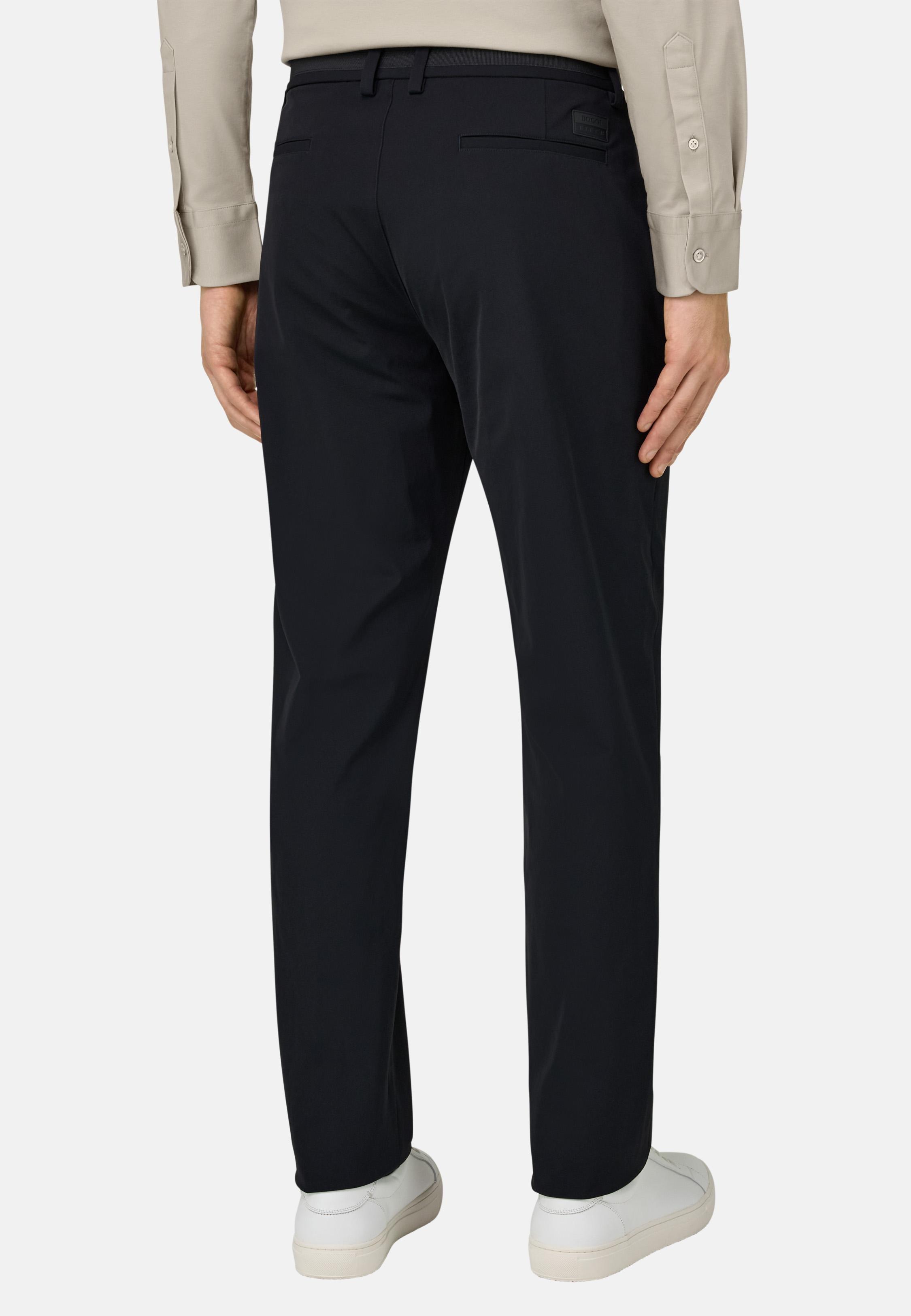 B-Tech Stretch Nylon Trousers Blue, Navy blue, large image number 2