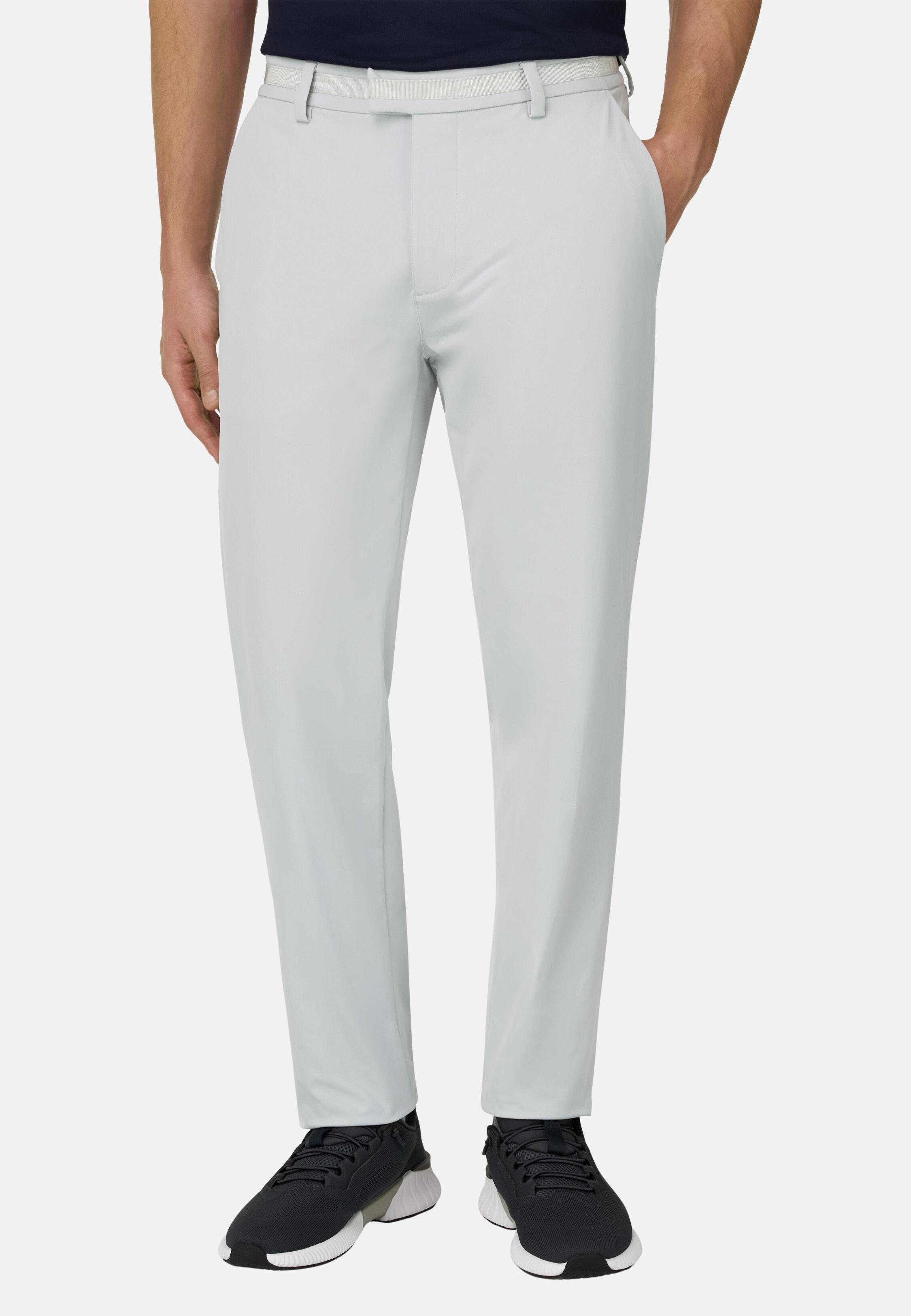B-Tech Stretch Nylon Trousers White, Ice, medium