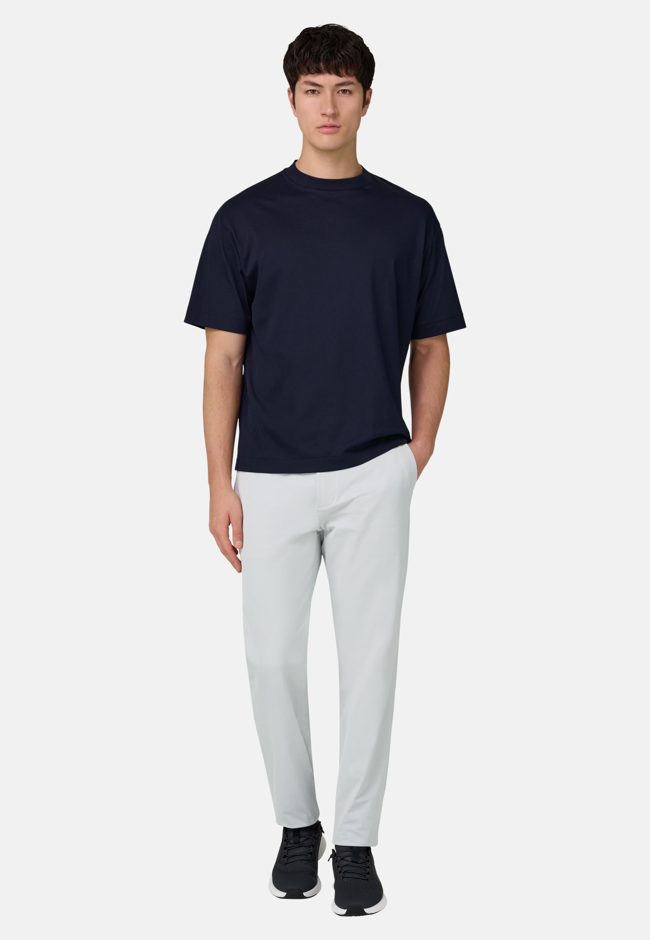 B-Tech Stretch Nylon Trousers White, Ice, large image number 1