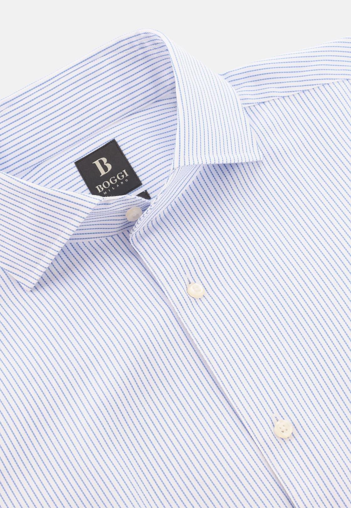 Regular Fit Cotton Shirt Light Blue, Light Blue, large image number 4