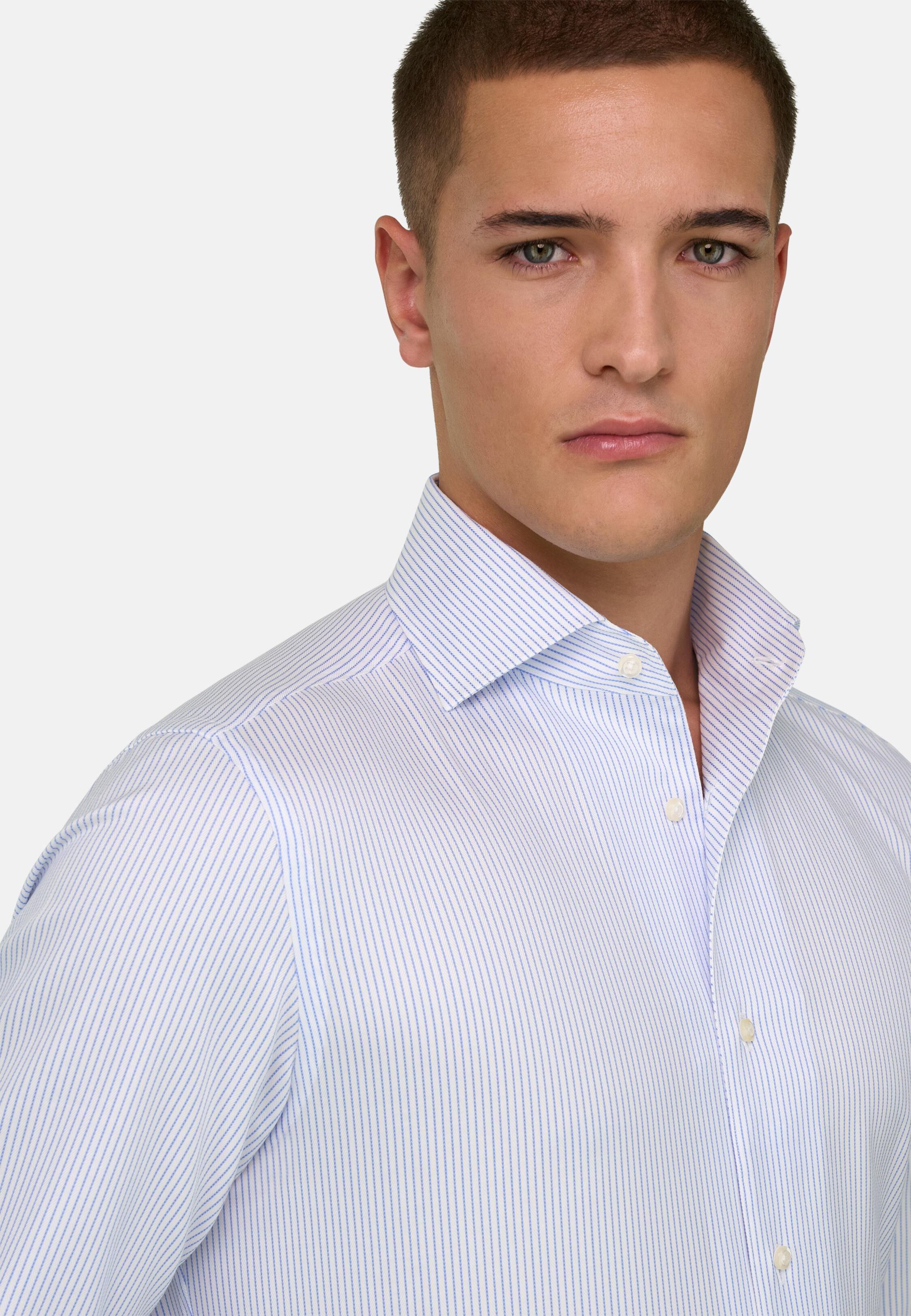 Regular Fit Cotton Shirt Light Blue, Light Blue, large image number 5