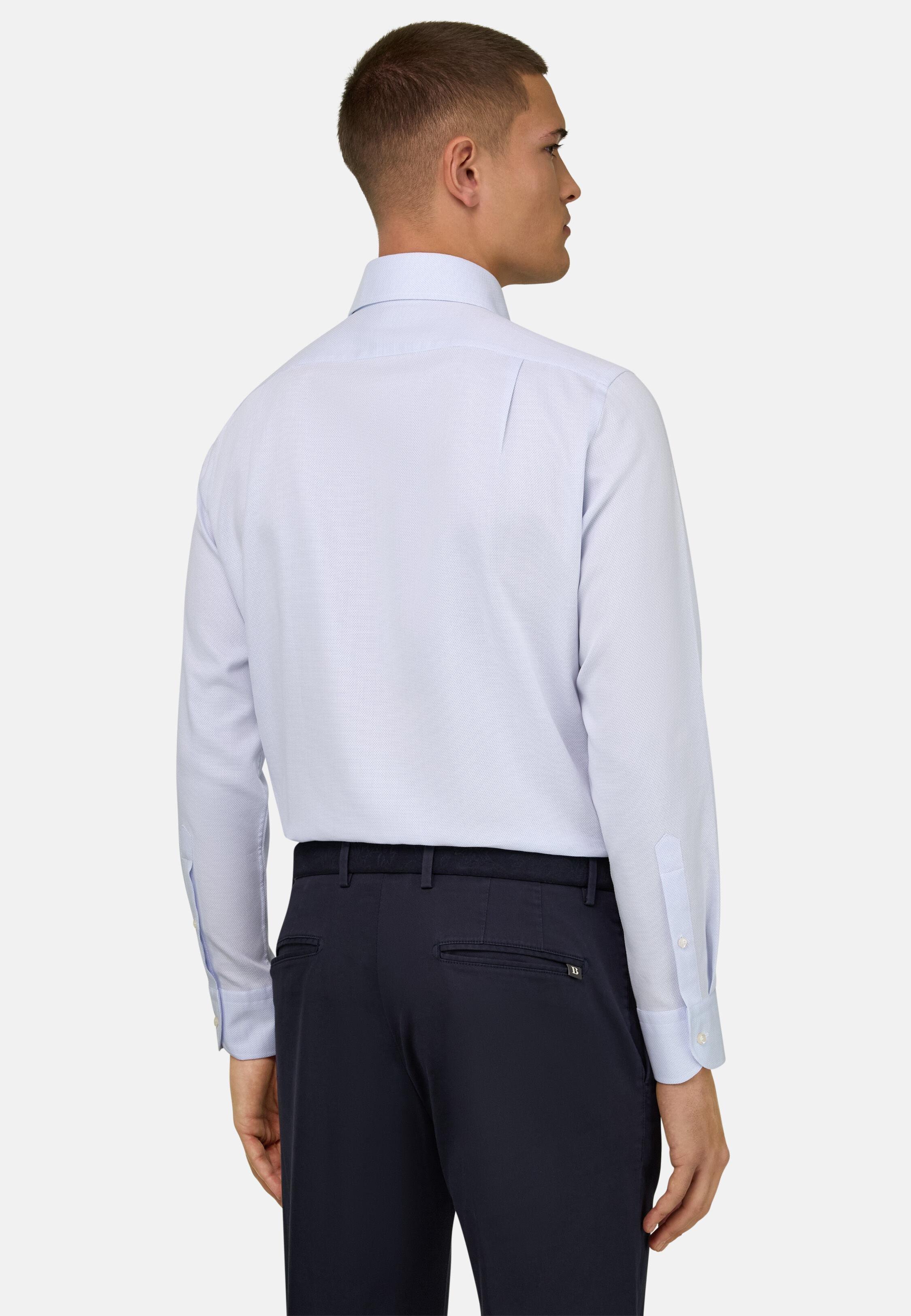 Regular Fit Cotton Shirt Light Blue, Light Blue, large image number 3