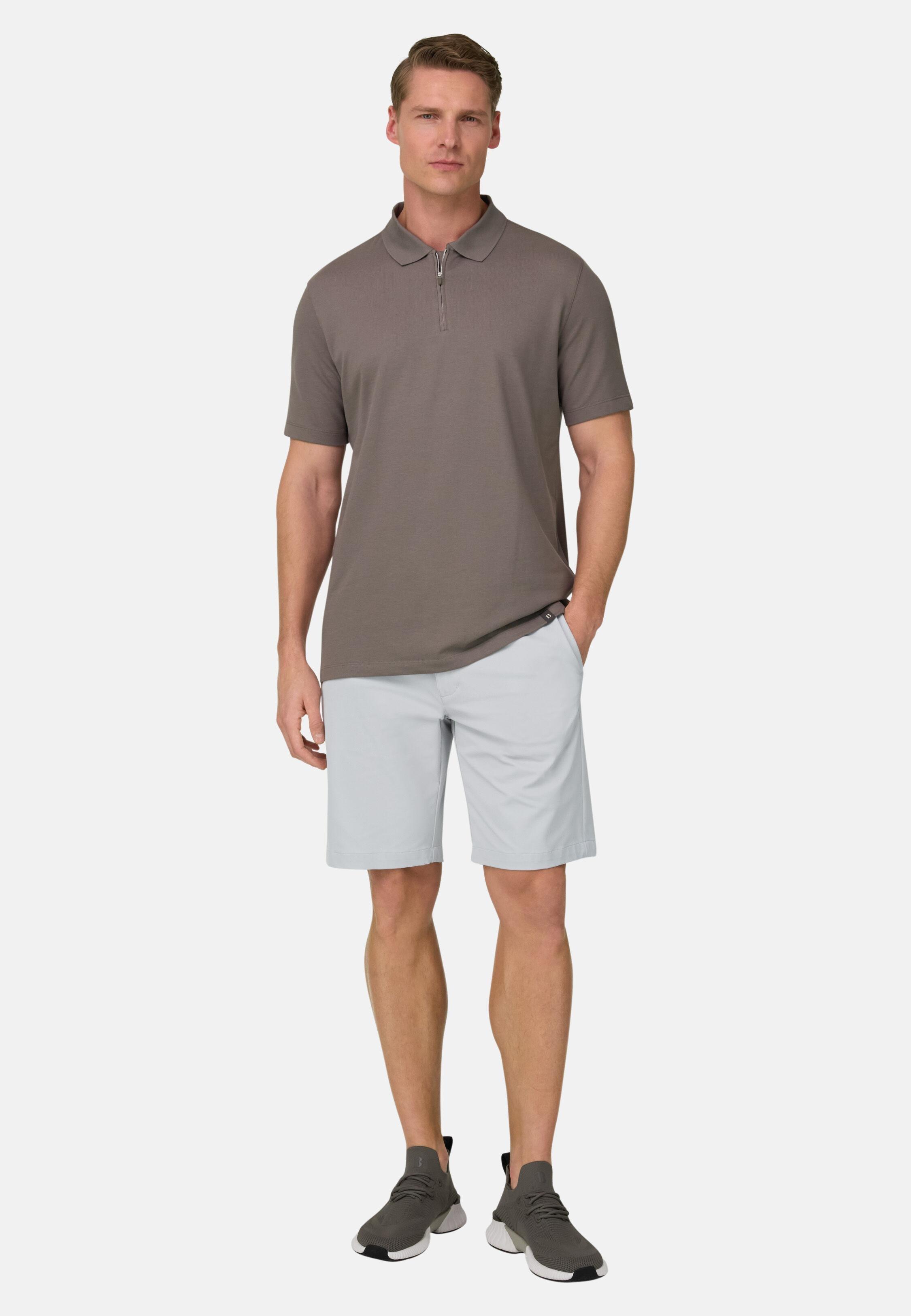 Bermuda Shorts in Stretch Nylon B-Tech, Ice, Ice, medium