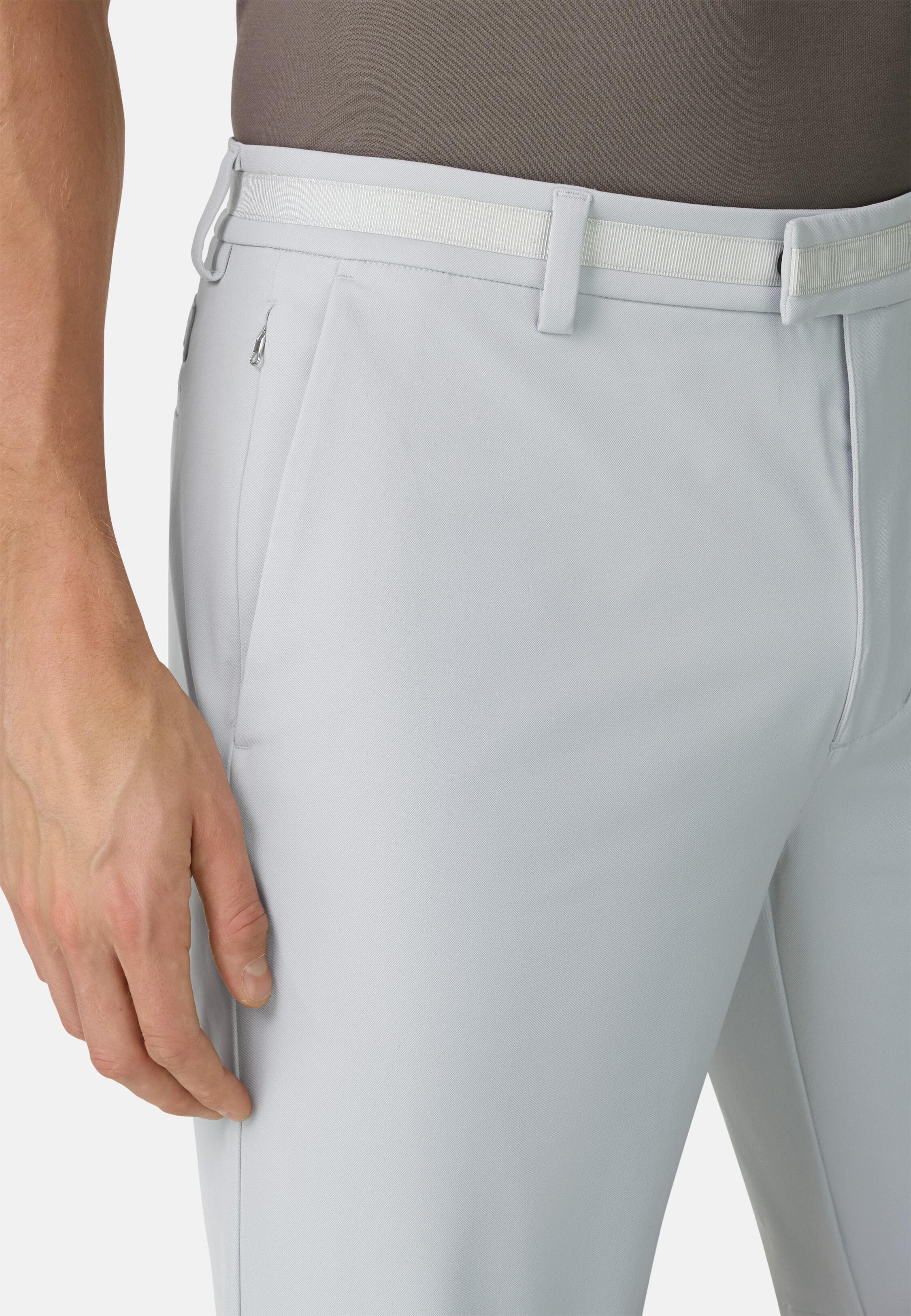 Bermuda Shorts in Stretch Nylon B-Tech, Ice, Ice, large image number 3