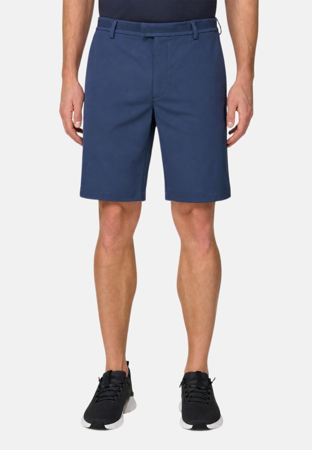 شورت برمودا نايلون مطاطي بي تك أزرق, Air-blue, large