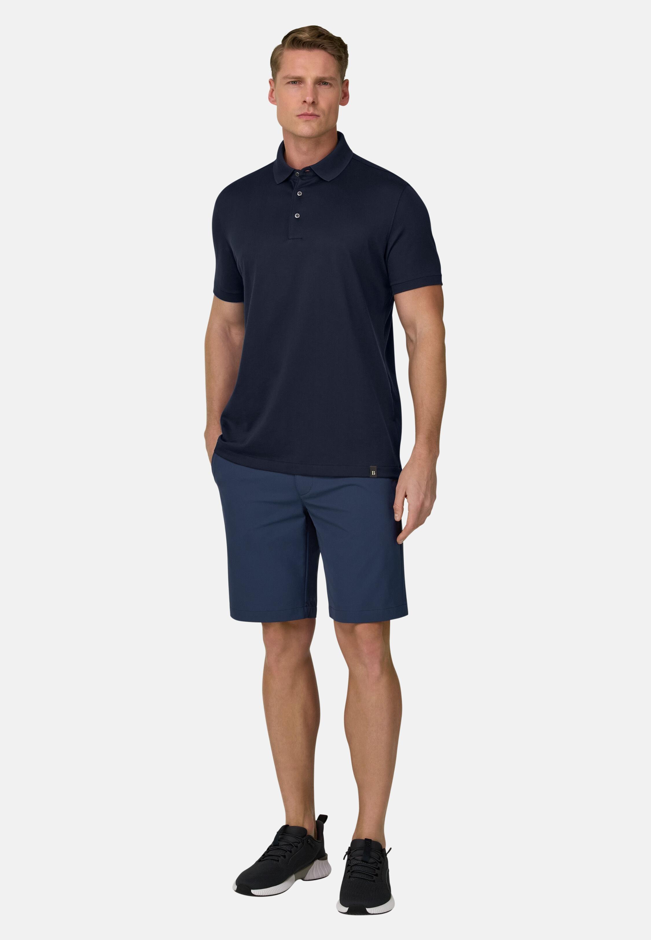 شورت برمودا نايلون مطاطي بي تك أزرق, Air-blue, large image number 1
