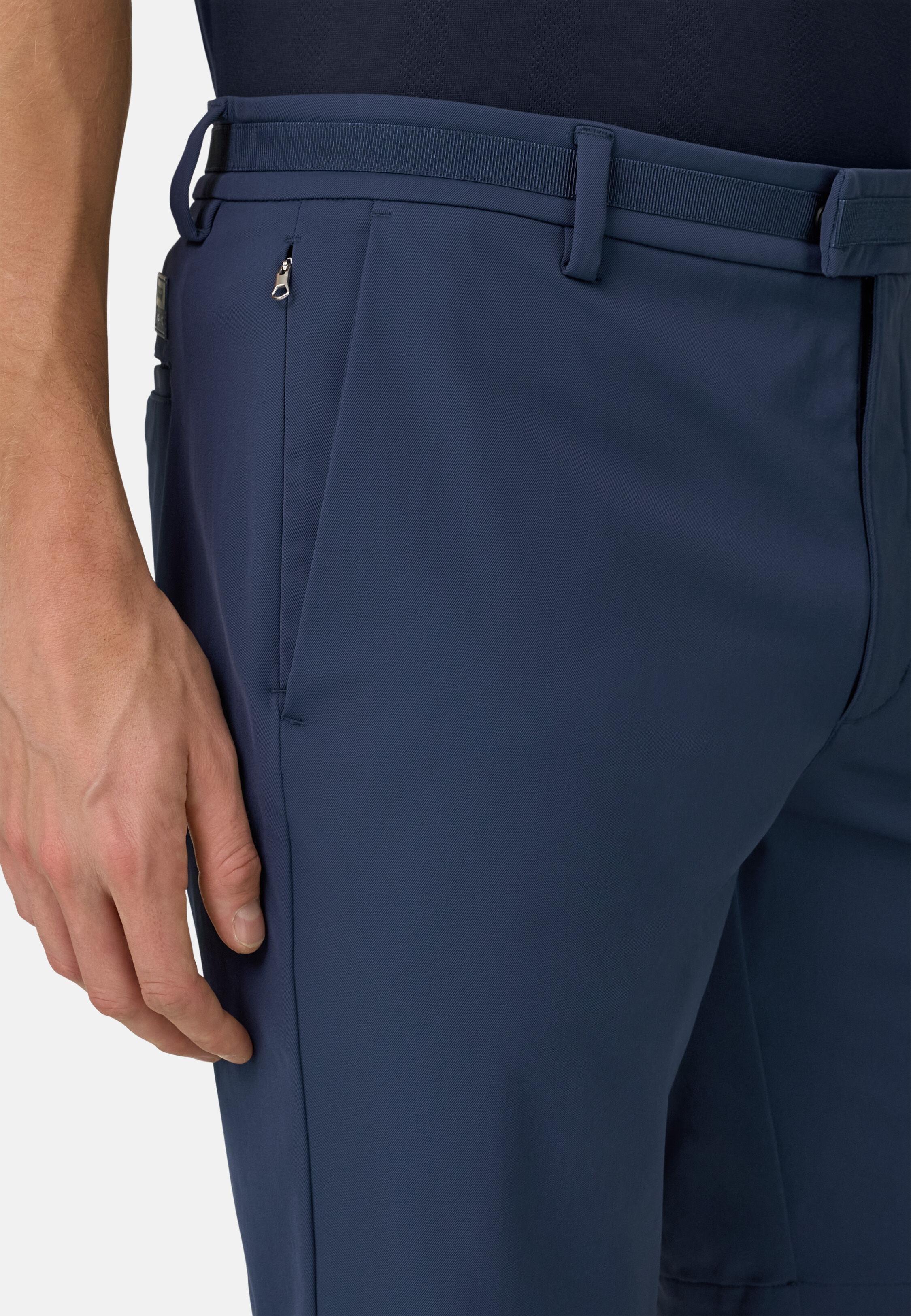 شورت برمودا نايلون مطاطي بي تك أزرق, Air-blue, large image number 3