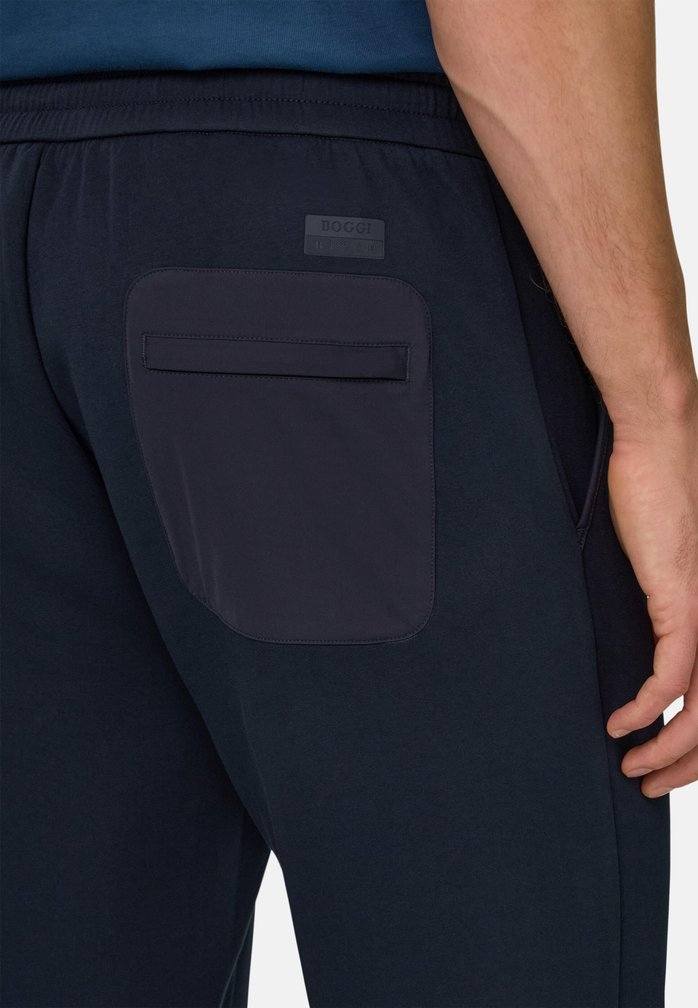 شورت برمودا سكوبا بخليط قطن خفيف أزرق, 3901_NAVY, large image number 3