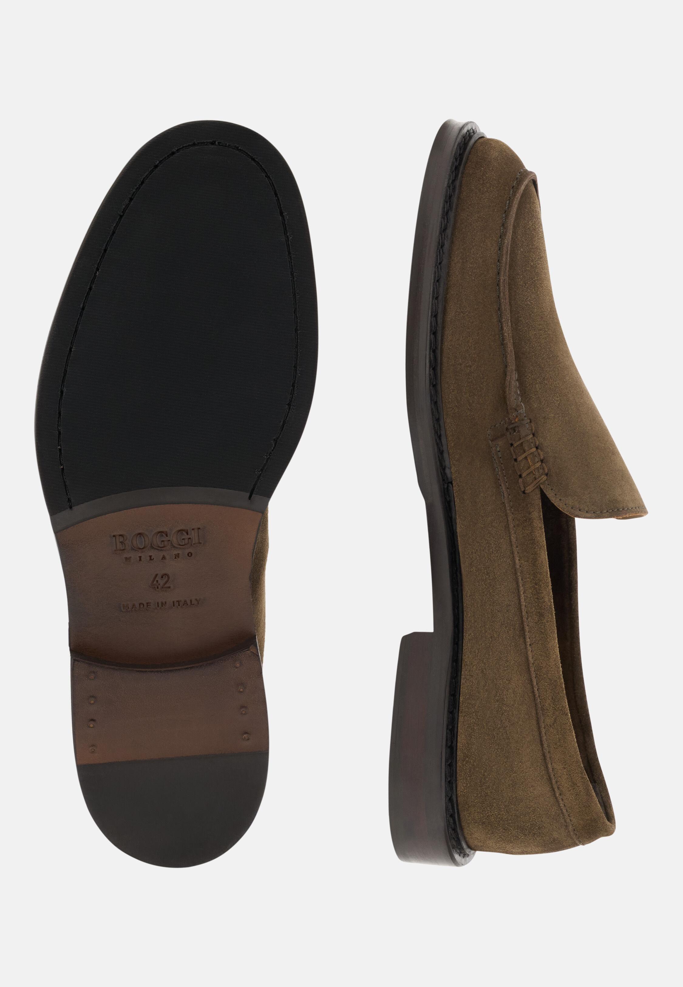 Suede Loafers Taupe, 3901_TAUP, medium
