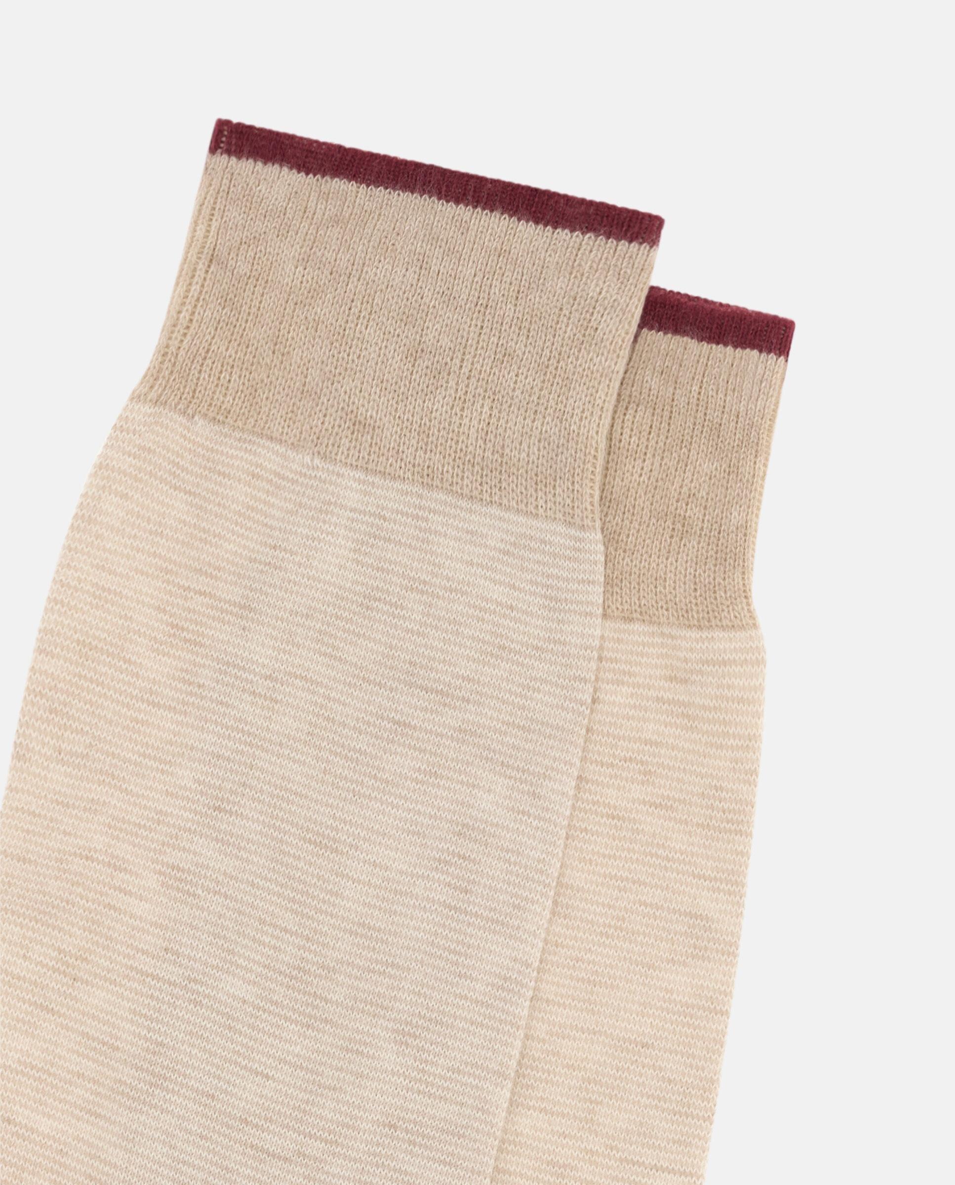 Micro Striped Socks Cream, 3901_CREA, medium