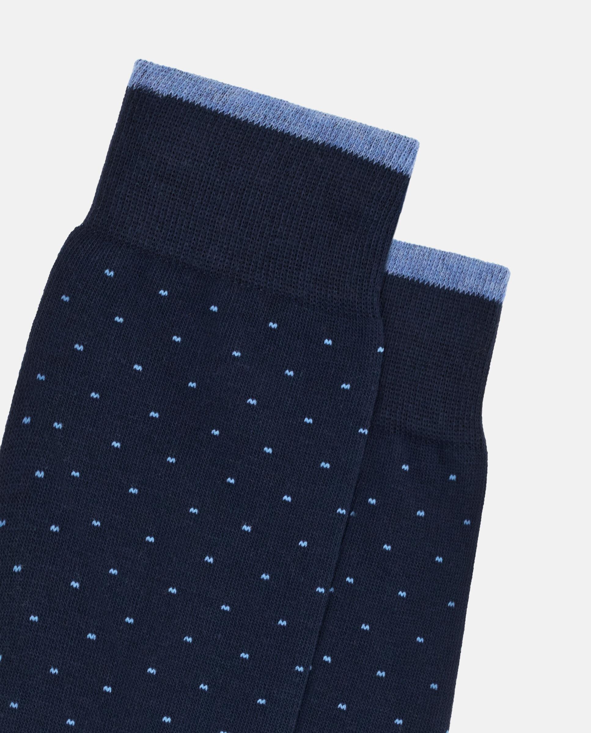 Pinpoint Socks Navy, 3901_NAVY, large image number 1