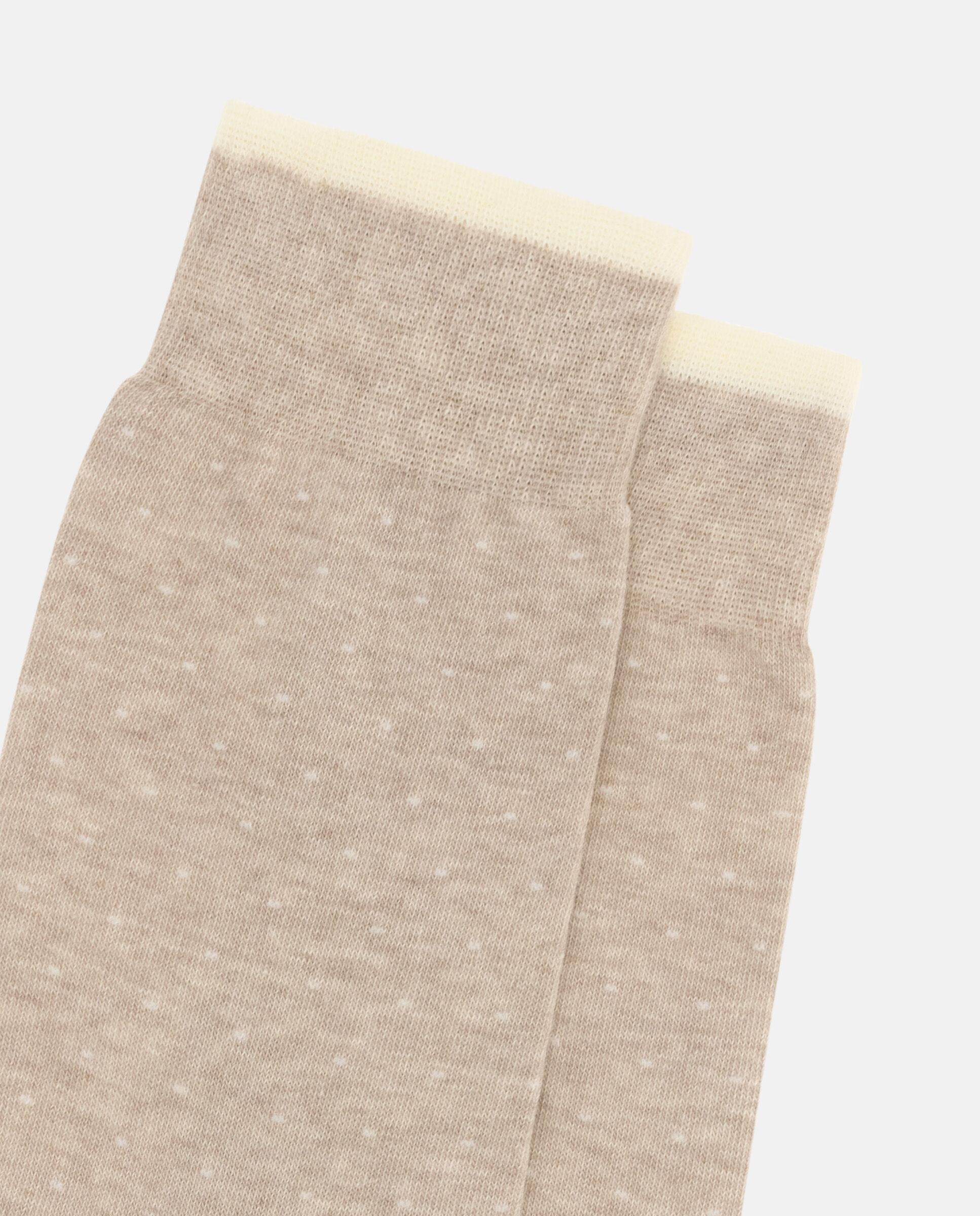 Pinpoint Socks Cream, 3901_CREA, large image number 1