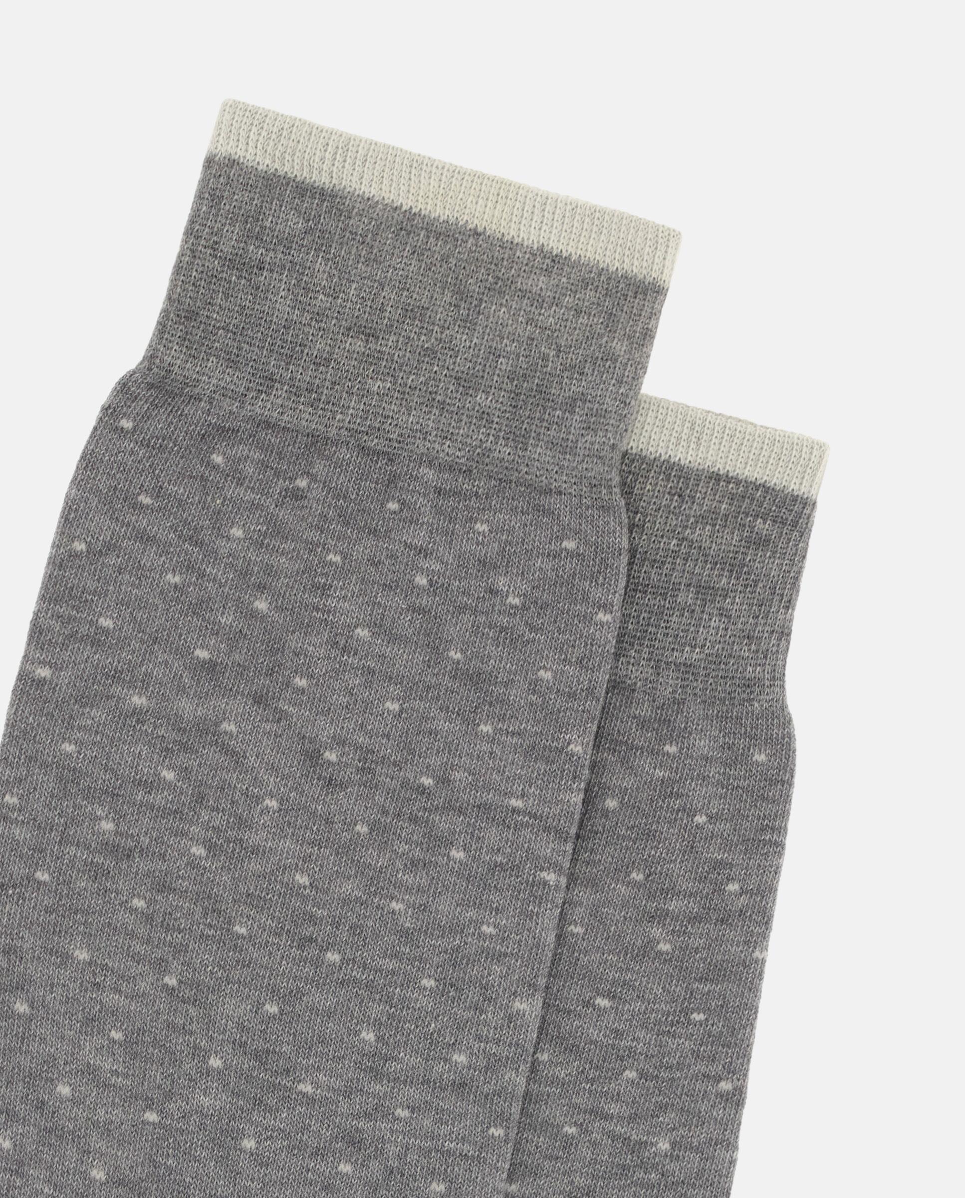 Pinpoint Socks Grey, 3901_GREY, large image number 1