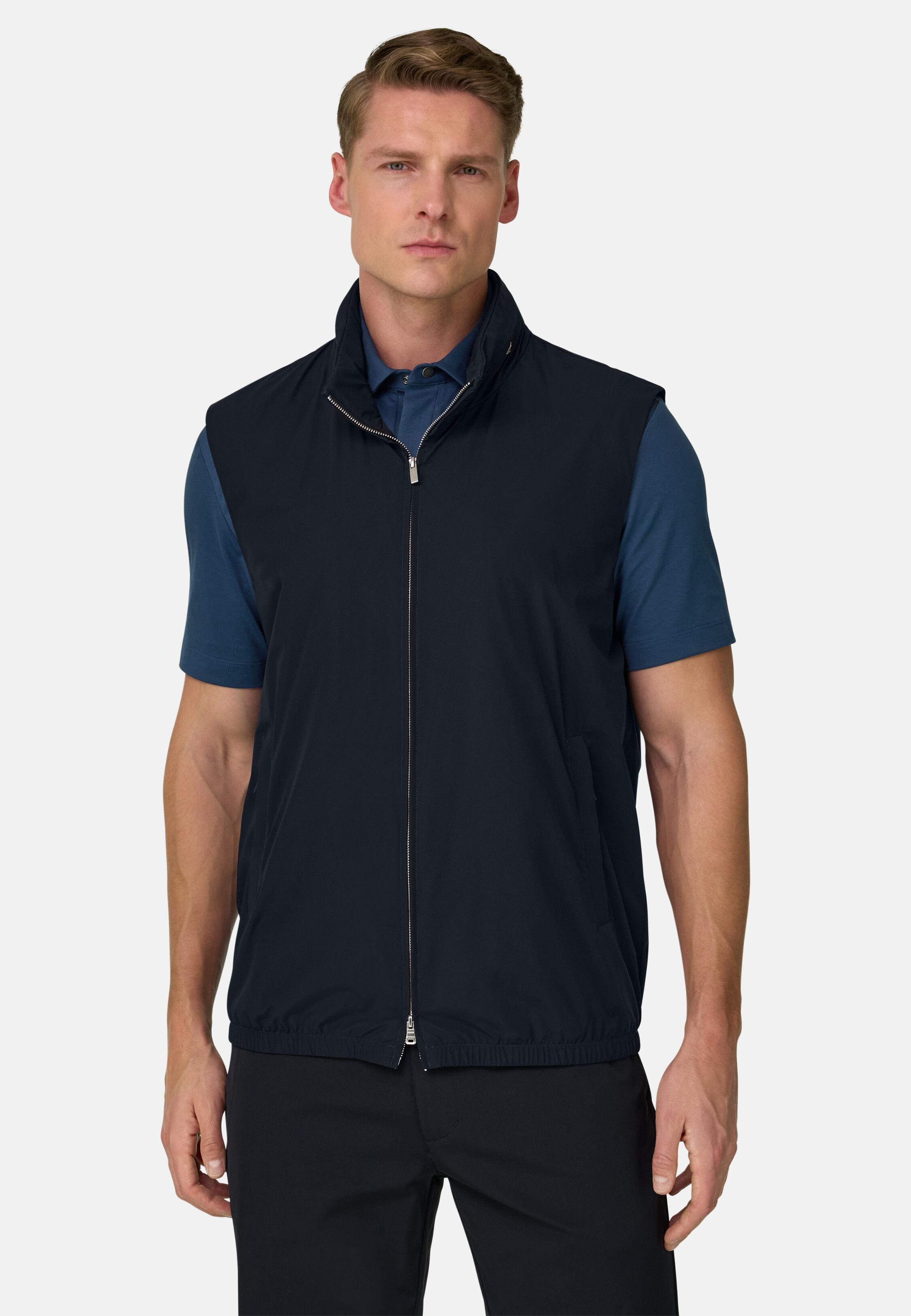 جيليه من قماش تقني أزرق, Navy blue, medium